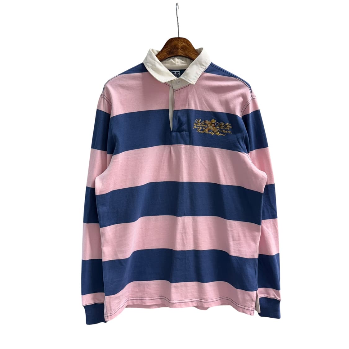 [L] 폴로 커스텀핏 스트라이프 럭비티 상품이미지3