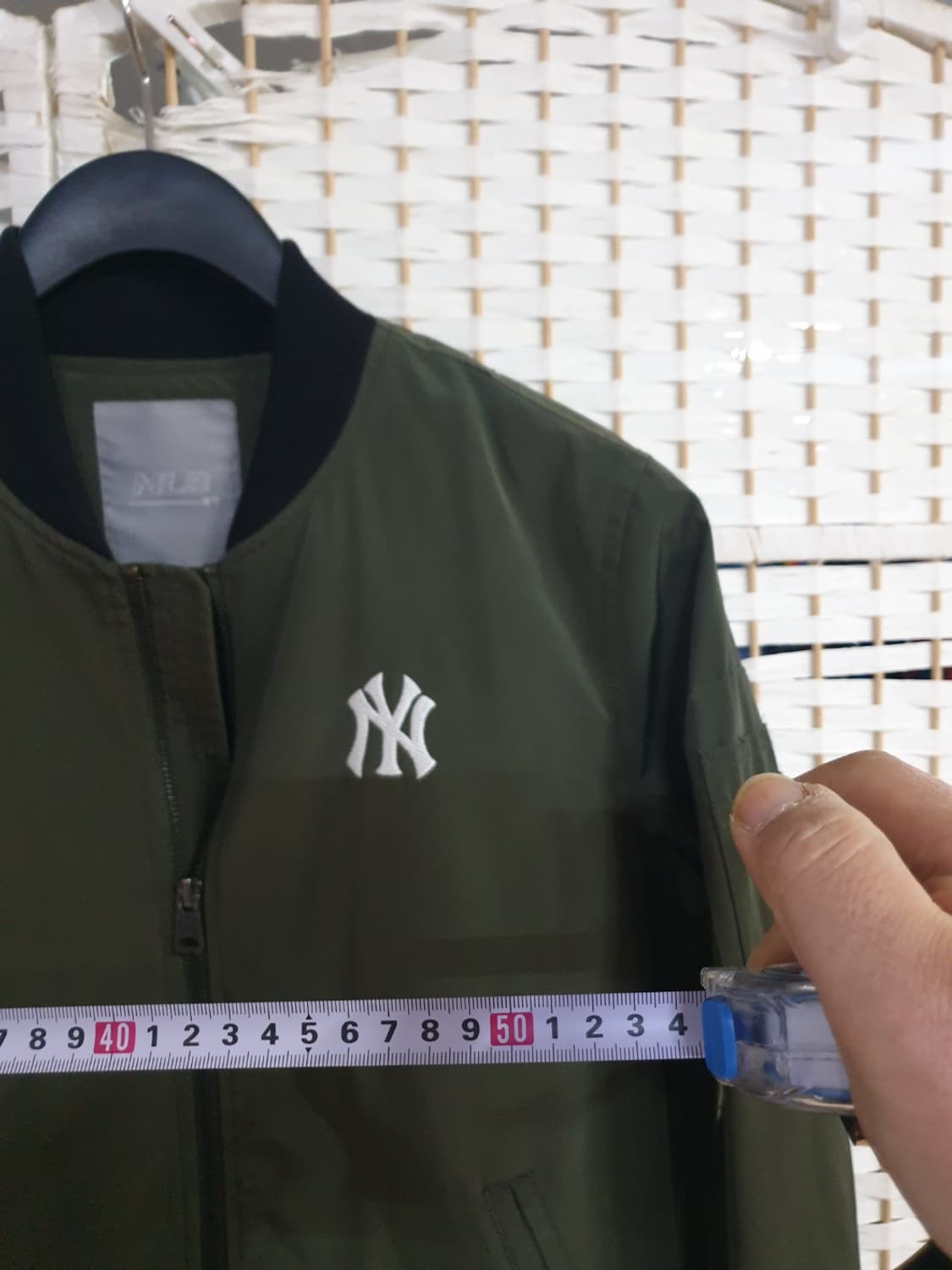 MLB 뉴욕양키스 야구 점퍼 카키색 90 상품이미지4