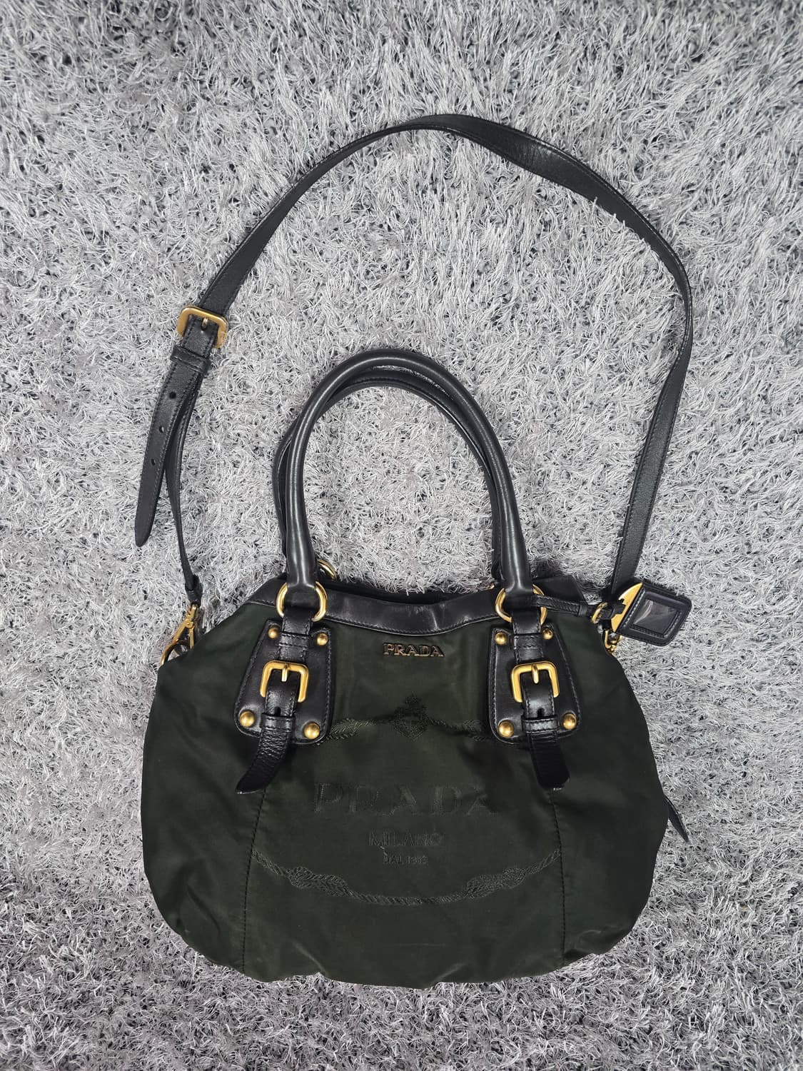 프라다 나일론 금장 토트백 숄더백 상품이미지1