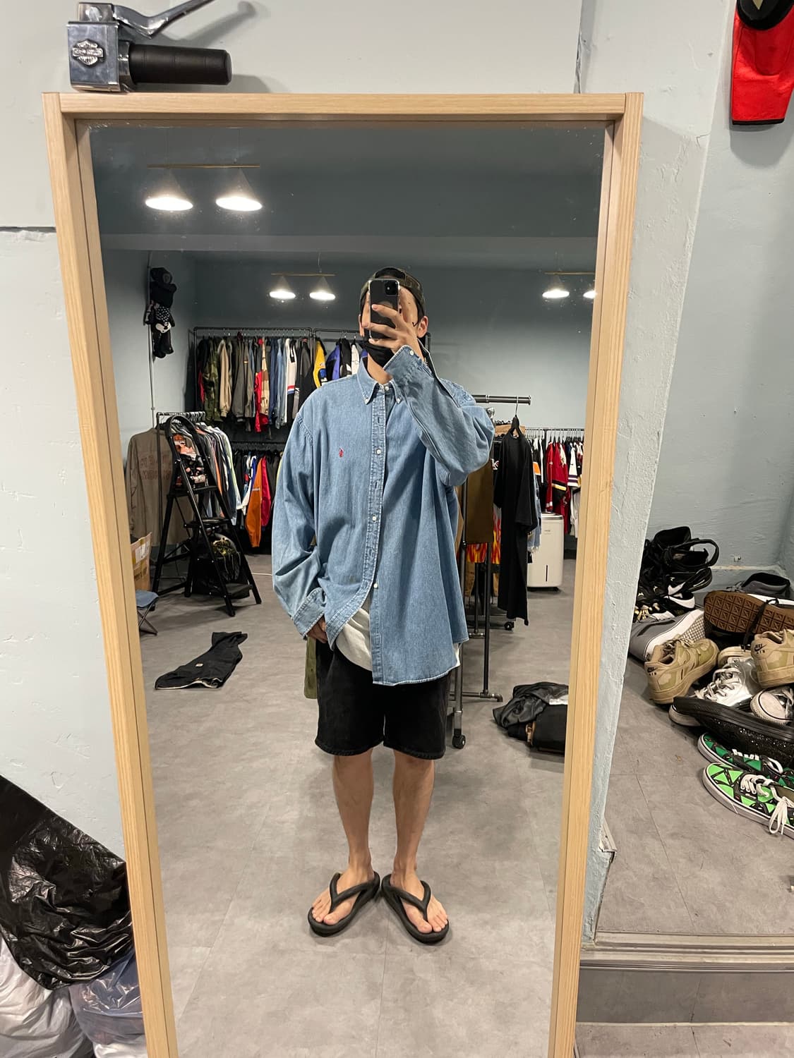 폴로 블레이어 데님셔츠 (115) 상품이미지8