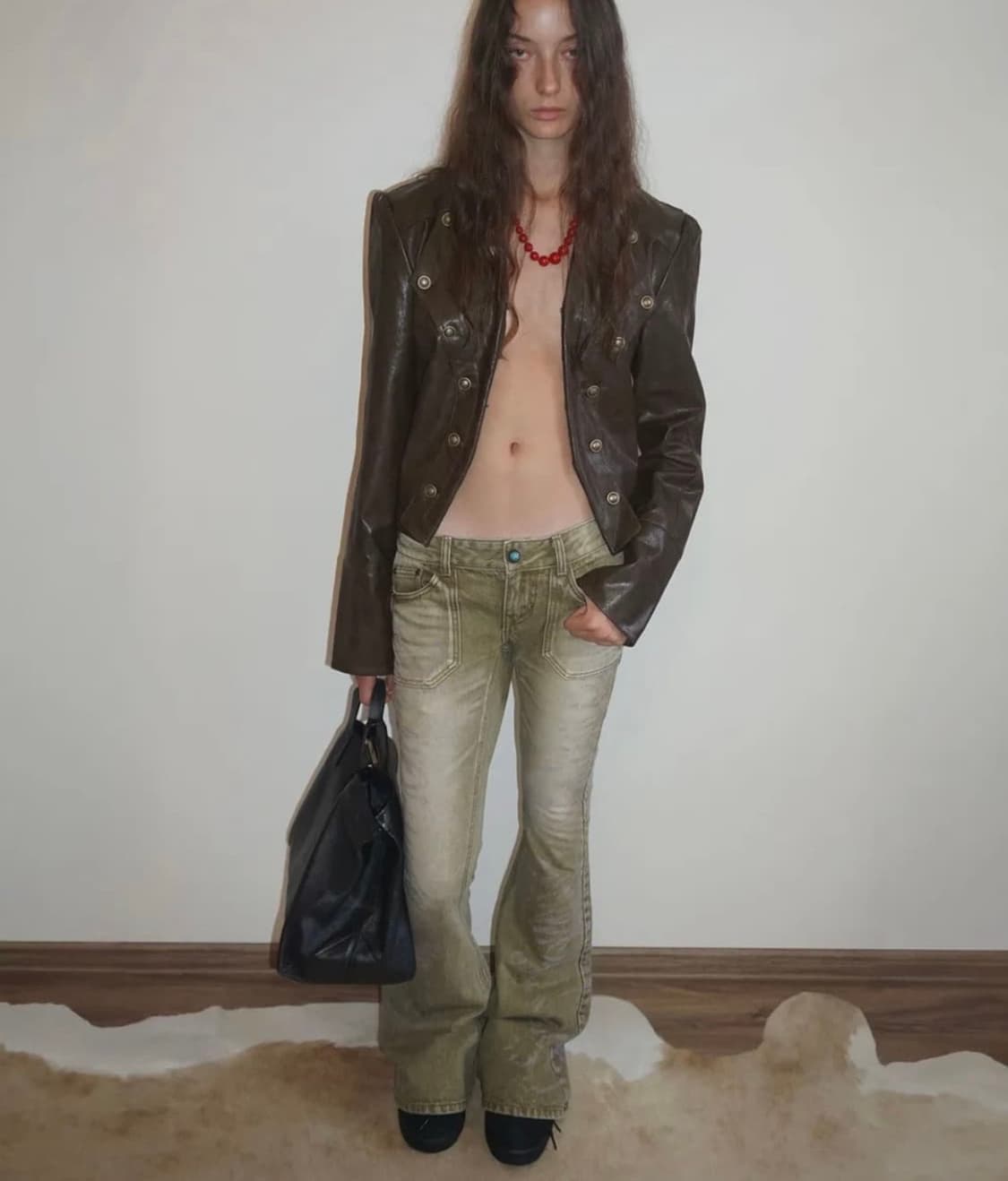 Sculptor napoleon leather jacket 상품이미지2