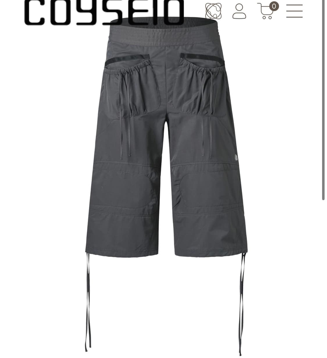 [2] 코이세이오 프론트 포켓 팬츠 퍼플 그레이 상품이미지1