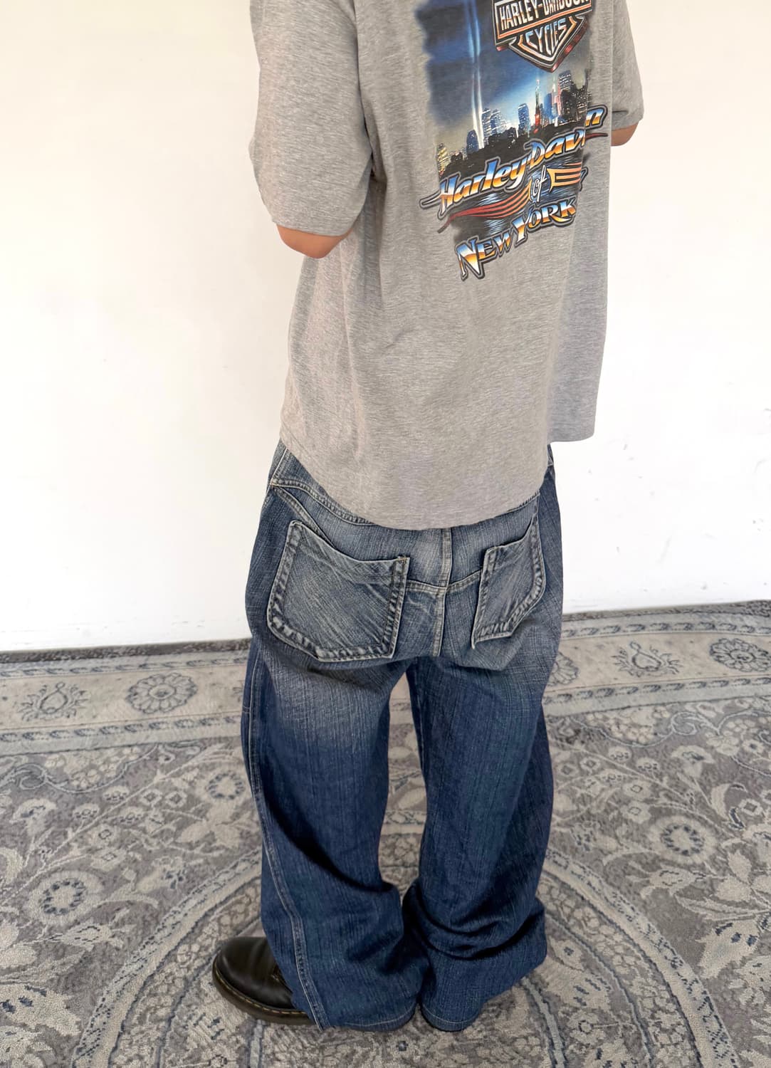 90s’빈티지 자수 힙합팬츠 상품이미지4