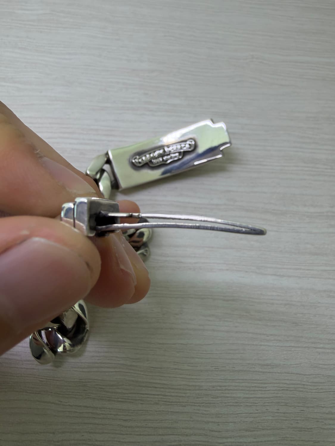 크롬하츠 플로랄 ID 클래식 팔찌 15링크 상품이미지7