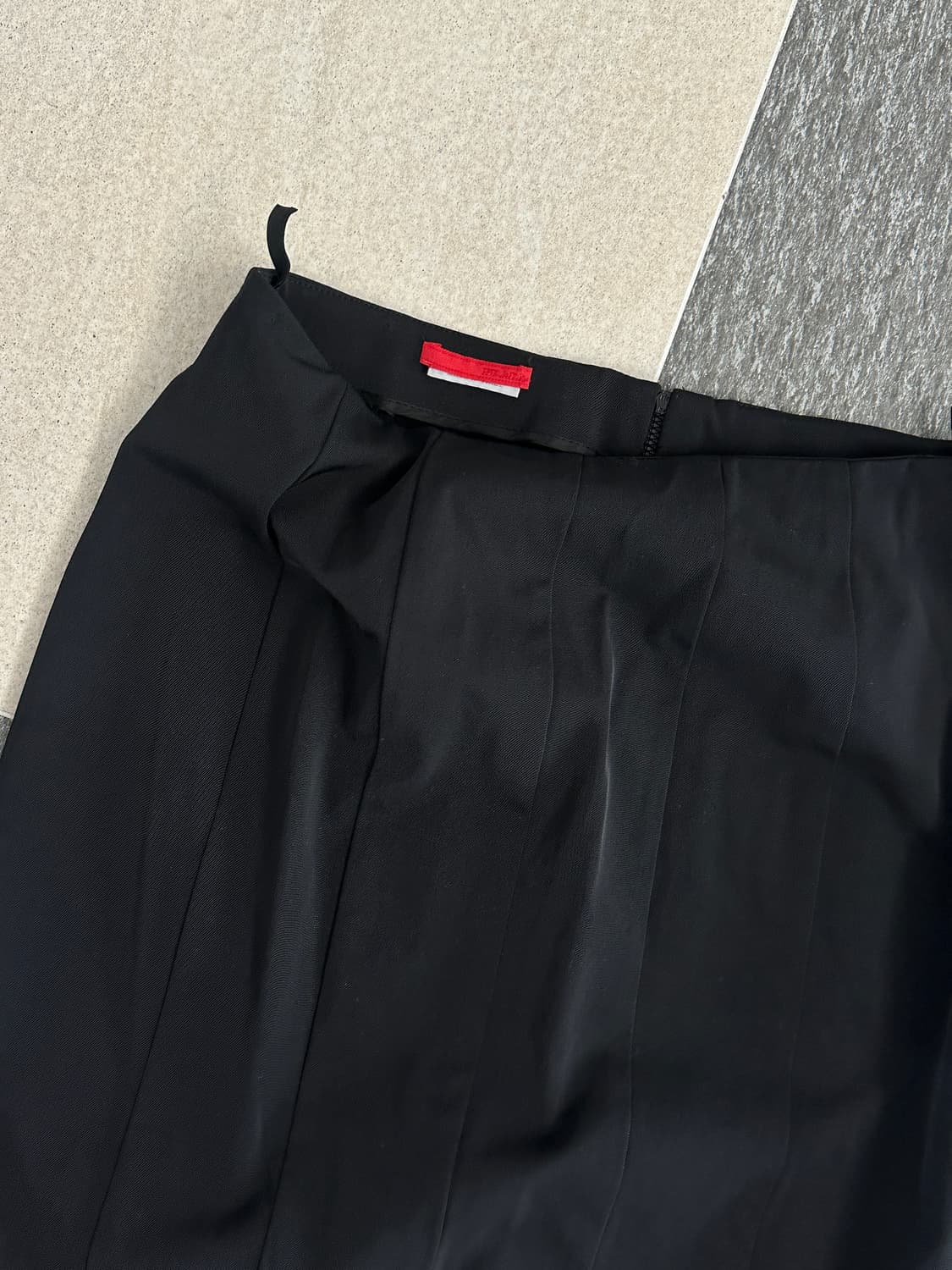 프라다 스포츠 00s H라인 스트라이프 스커트 상품이미지4