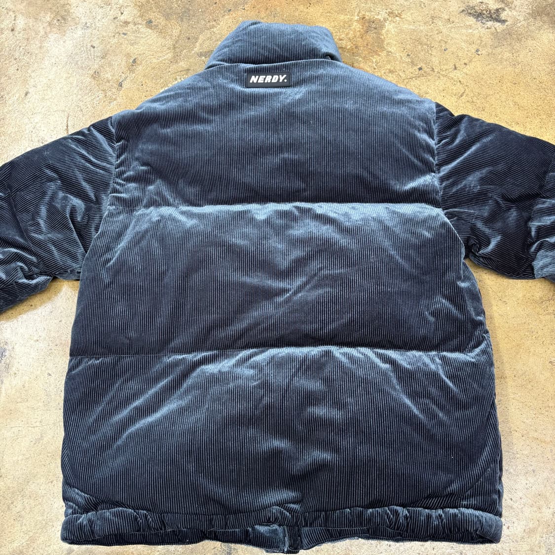 [정품/S] 널디 코듀로이 벨벳 덕다운 패딩 b18 상품이미지4