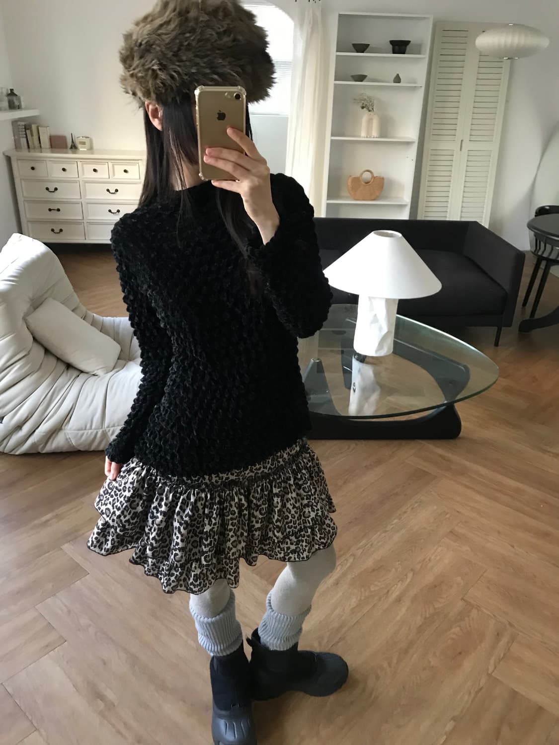 vintage pattern skirt 상품이미지3