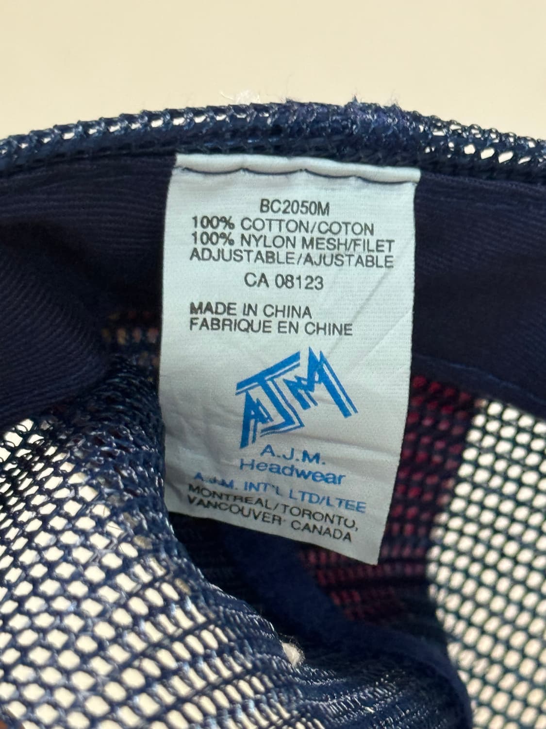 A.j.m. 빈티지 코듀로이 자수 패치 트러커 캡 모자 상품이미지4