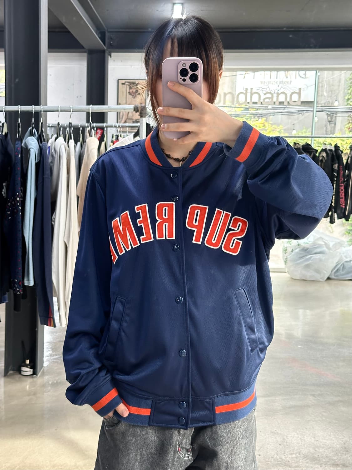 슈프림 15SS 바시티 자켓 상품이미지1