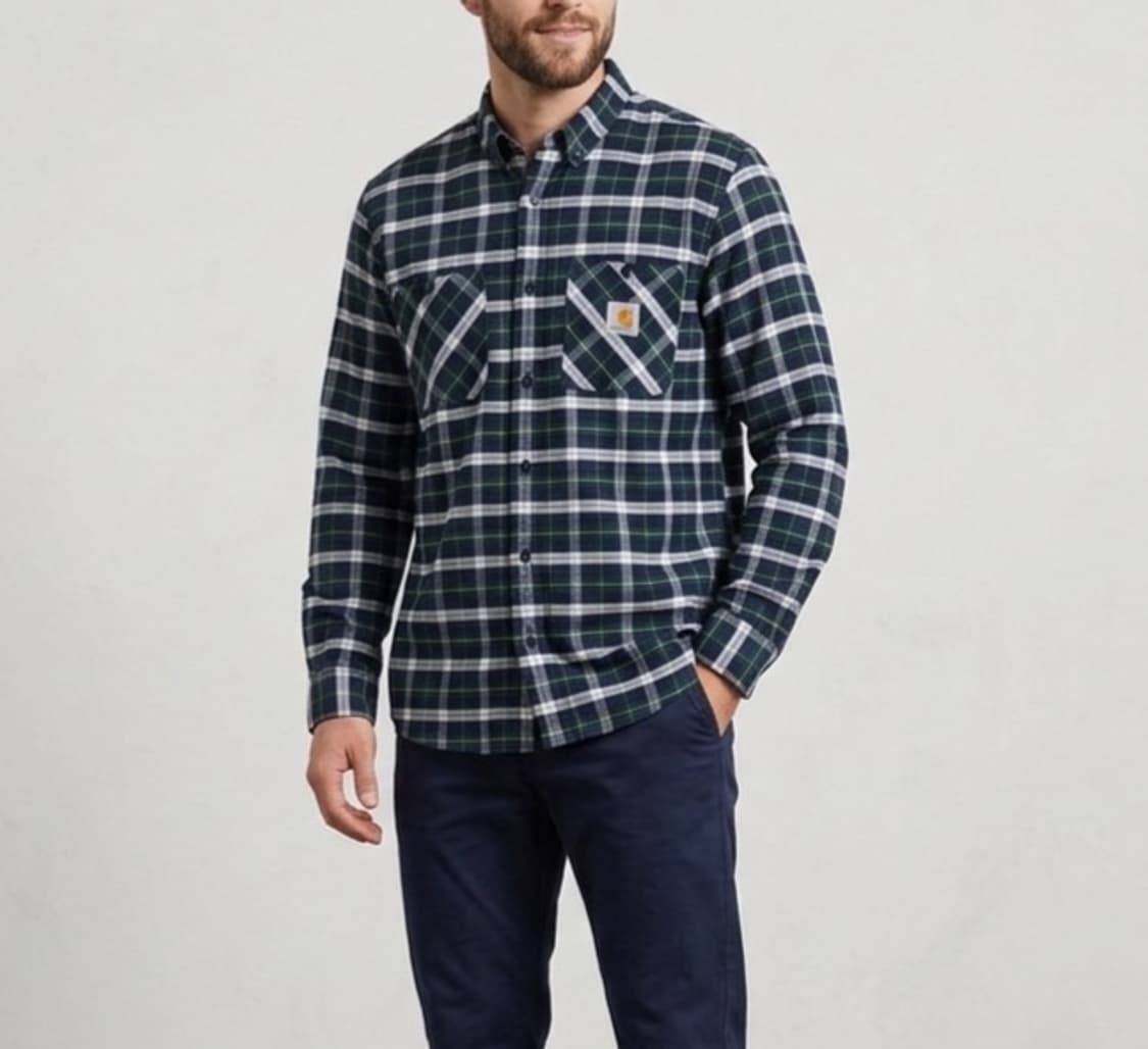 [110]칼하트 체크 도머 셔츠 상품이미지1