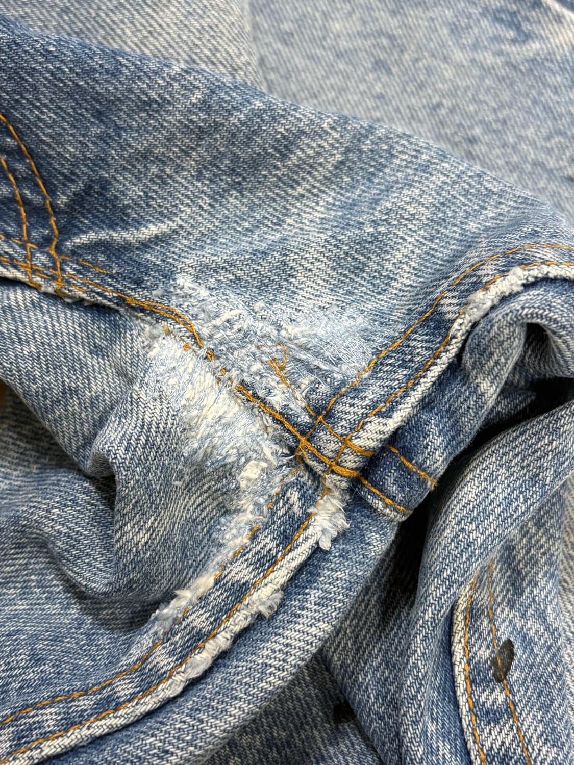 90s Levi’s usa 517 오렌지탭 플레어 데님 연청 상품이미지8