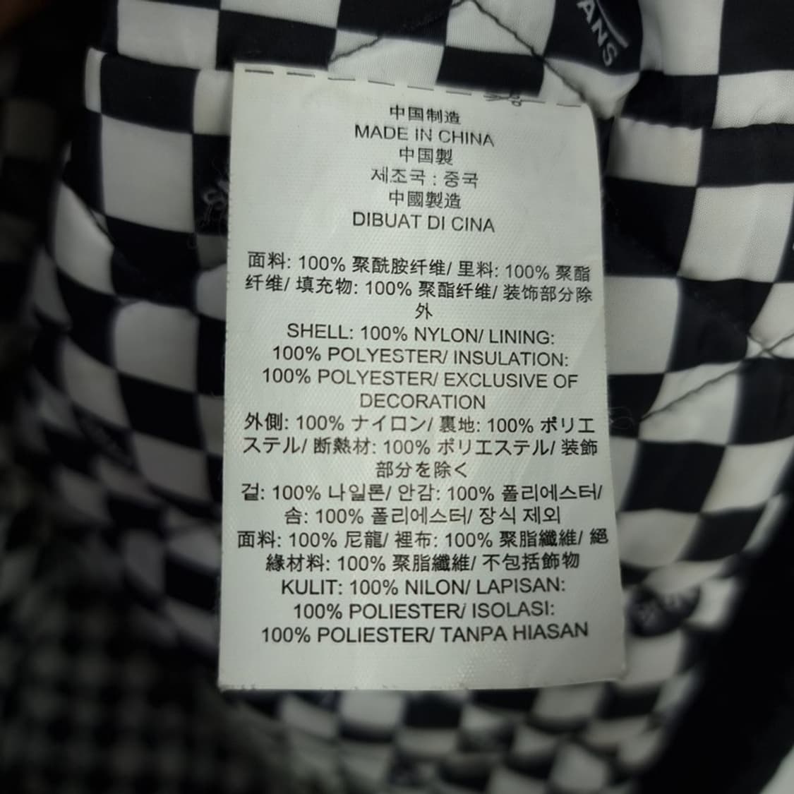 [반스] 그래픽 프린팅 코치 자켓 블랙 M18167 상품이미지10