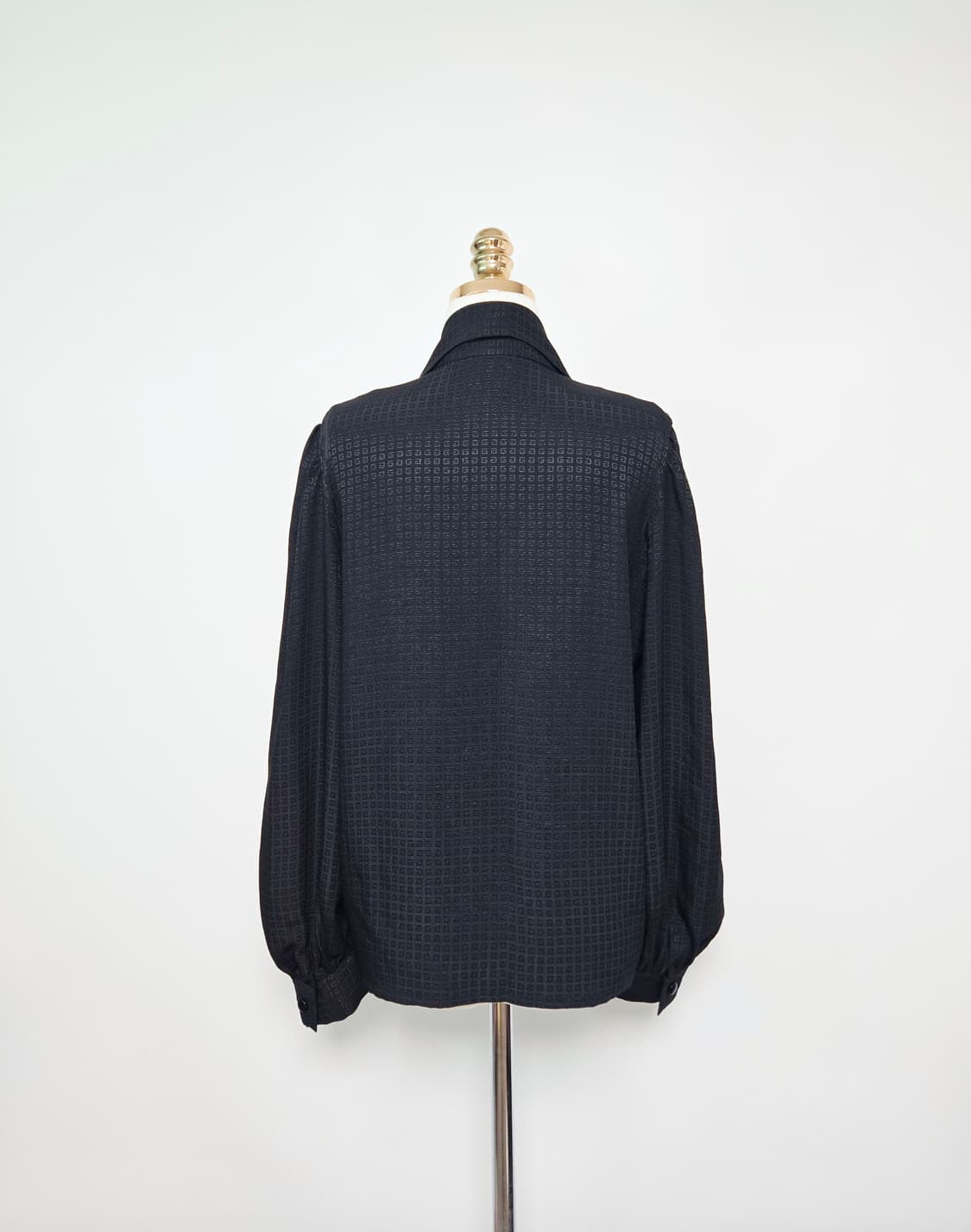 지방시 리본 블랙 로고플레이 블라우스 상품이미지5