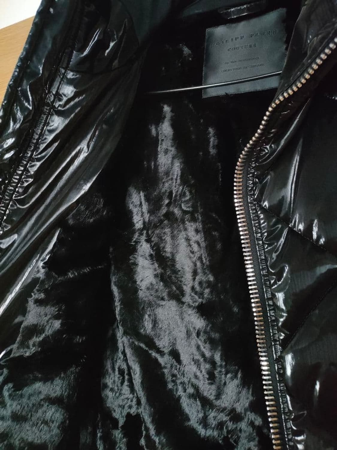 필립 플레인 퀄팅 퍼 다운 베스트 블랙 상품이미지4