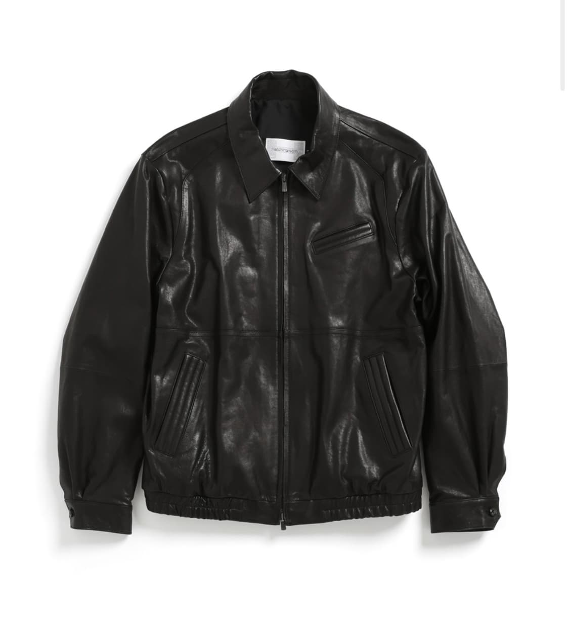 (3) 해칭룸 Stitched Volume 볼륨 레더 자켓 상품이미지2