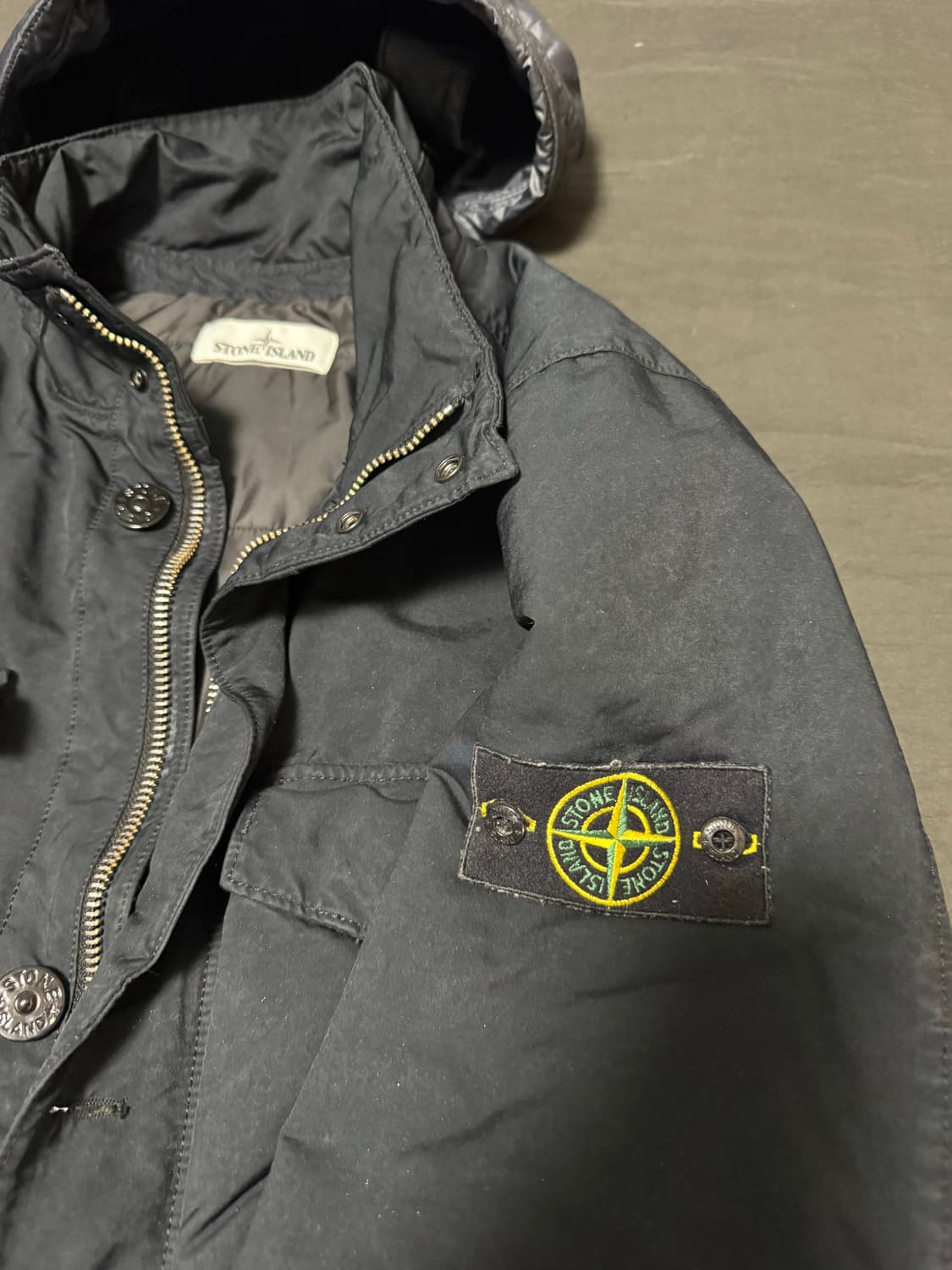 정품 스톤아일랜드 m65 필드 자켓 st 프리마로프트 네이비 L 상품이미지6