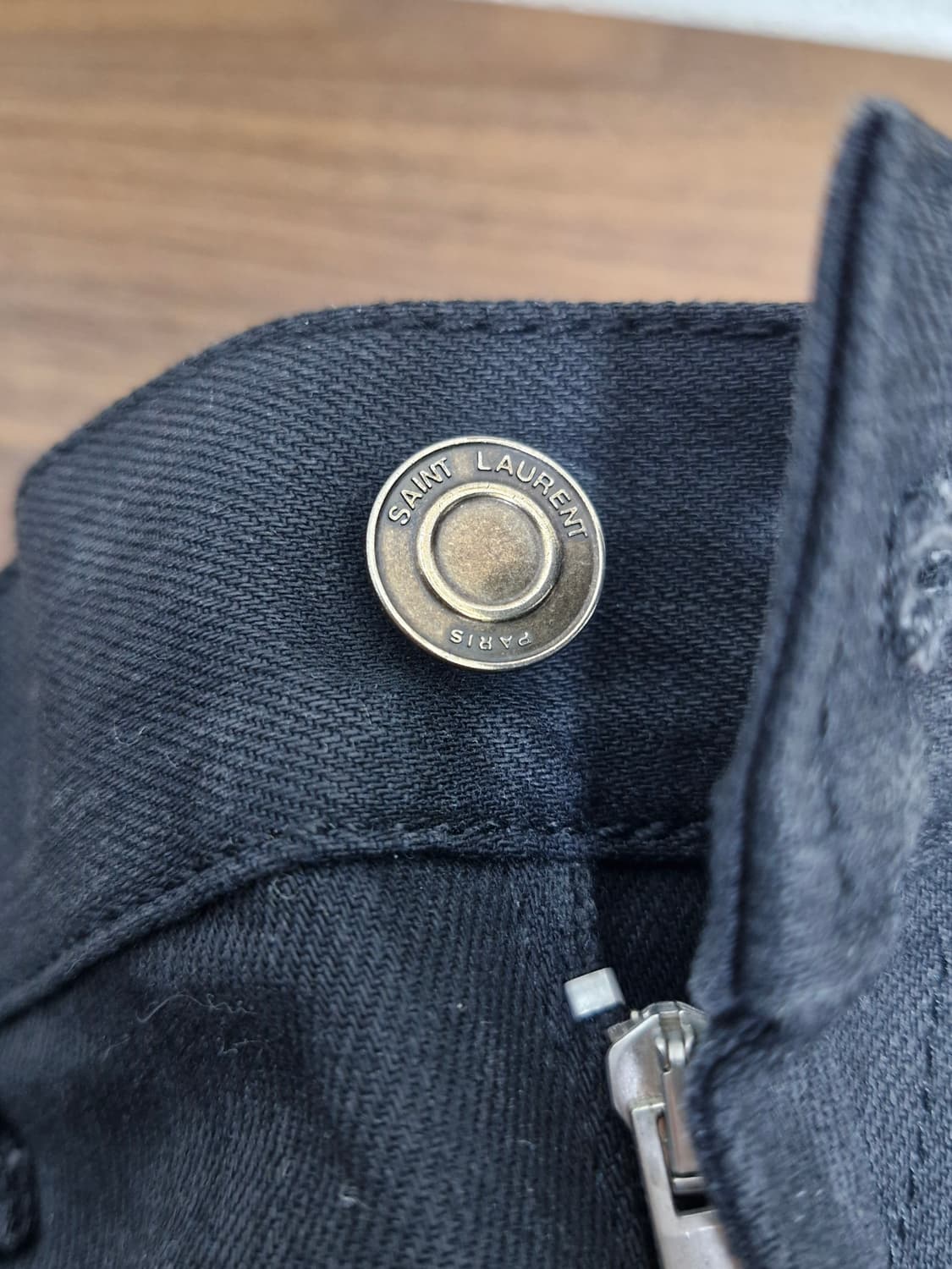 [31] SLP 생로랑 FW13 D04 레더 패널 지퍼 바이커 진 상품이미지7