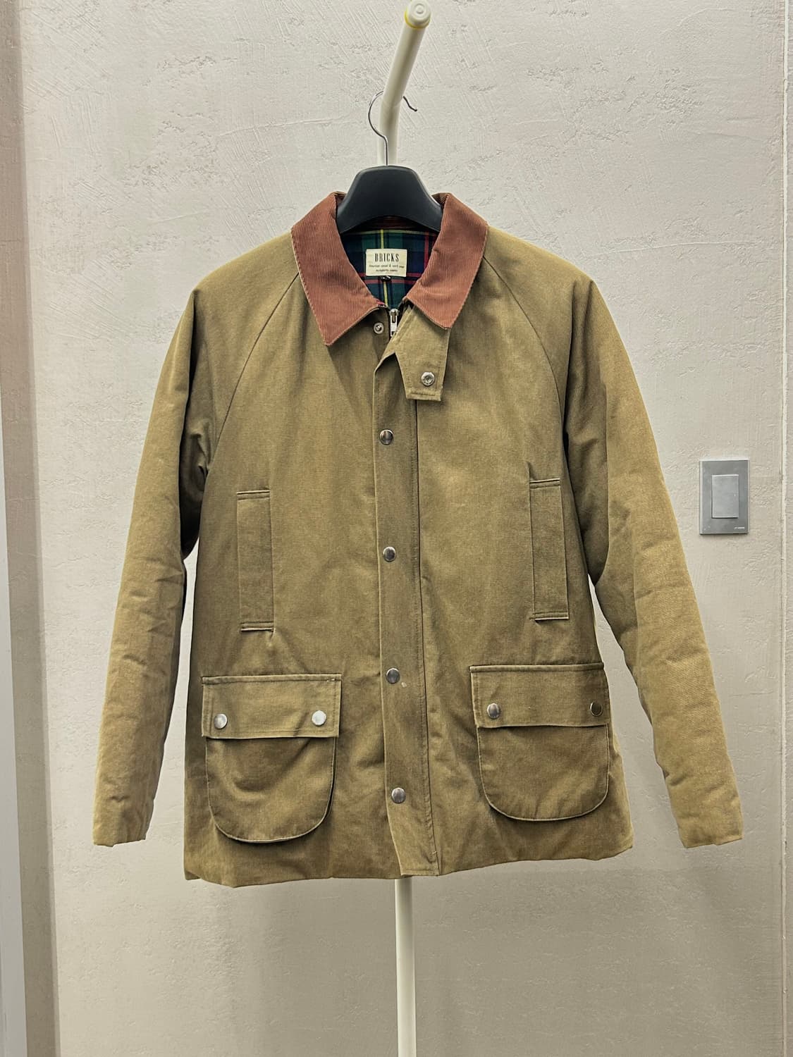 브릭스 헌팅 자켓 카키 코듀로이 상품이미지2