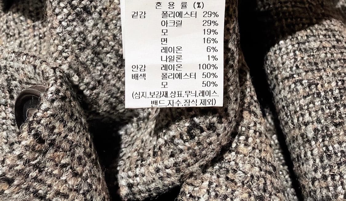 (정품/새상품) 폼스튜디오 여성 그레이 트위드 울 블렌드 자켓 상품이미지4