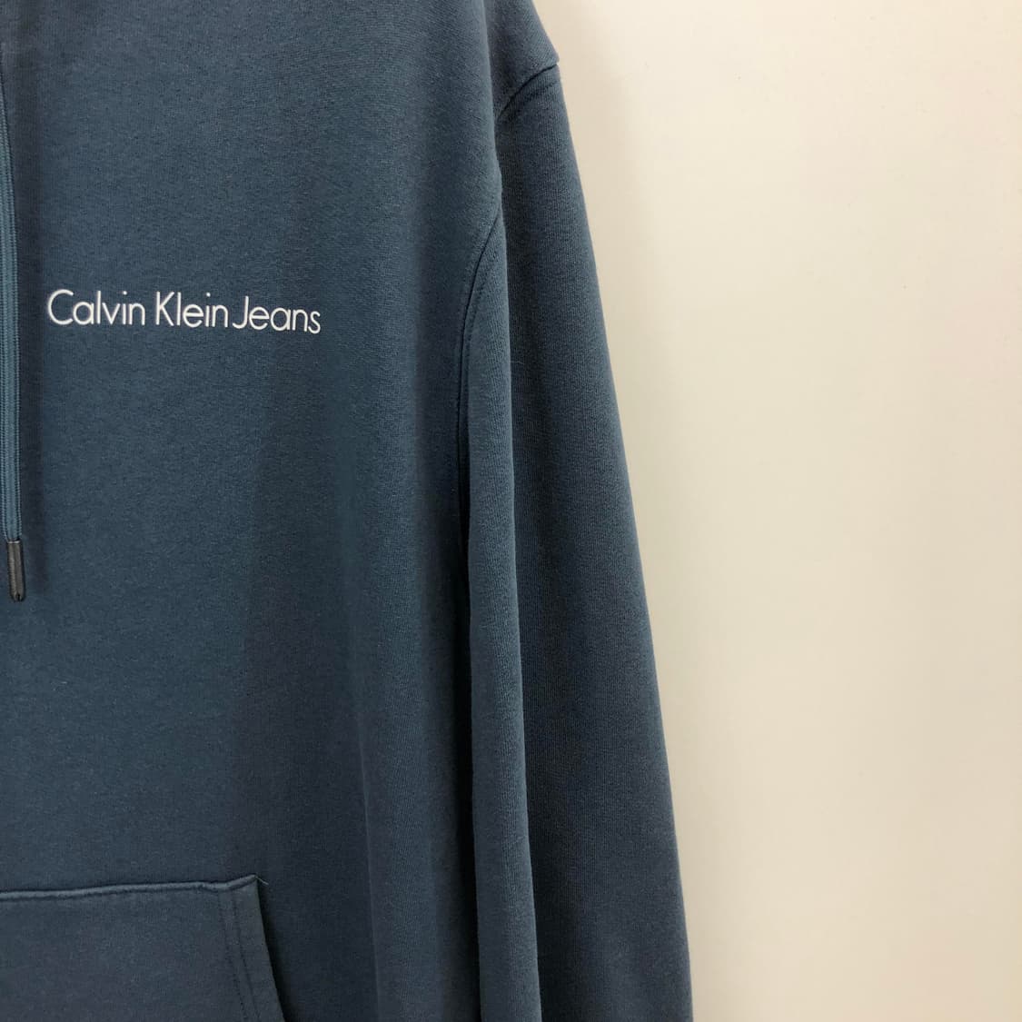 ck 캘빈클라인 베이직 후드집업 L 오버 상품이미지2