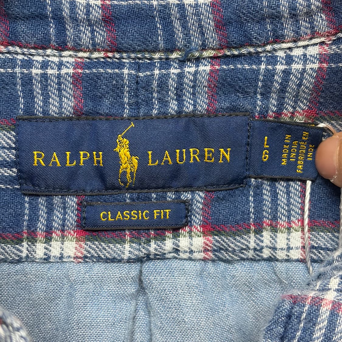 폴로 랄프로렌 체크 셔츠 40 상품이미지4