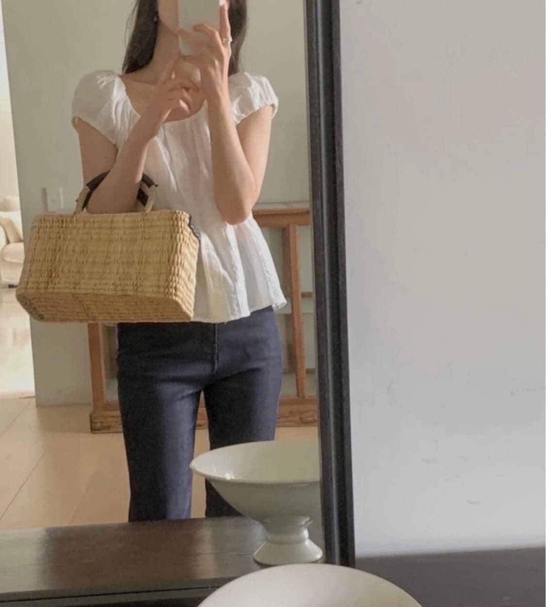 미엘miel 비기블라우스 새상품 상품이미지8