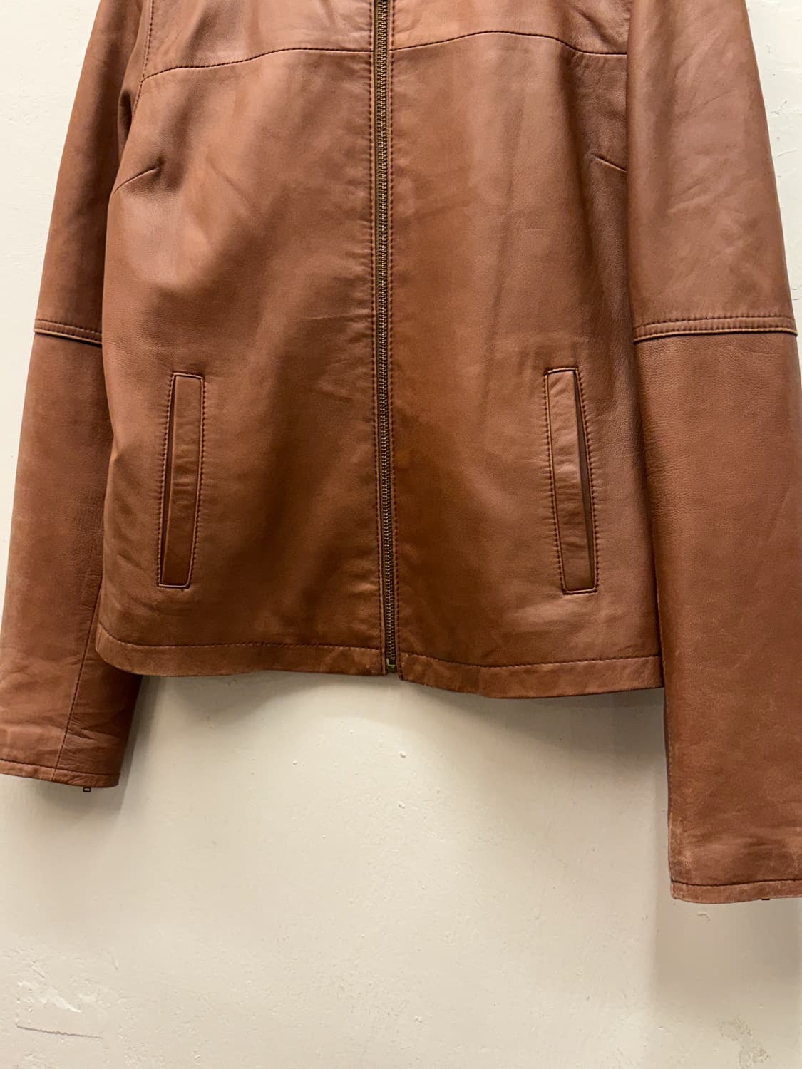 United Arrows Leather Rider Jacket 상품이미지3