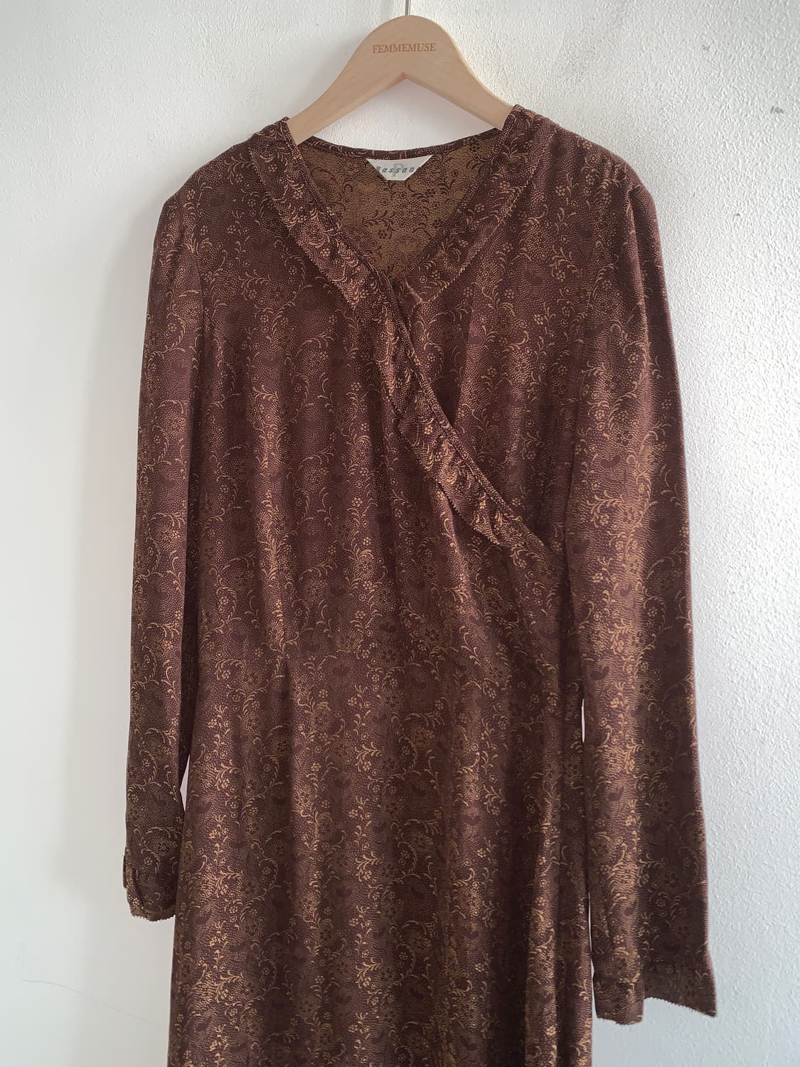 Oriental v lace neck dress 상품이미지2