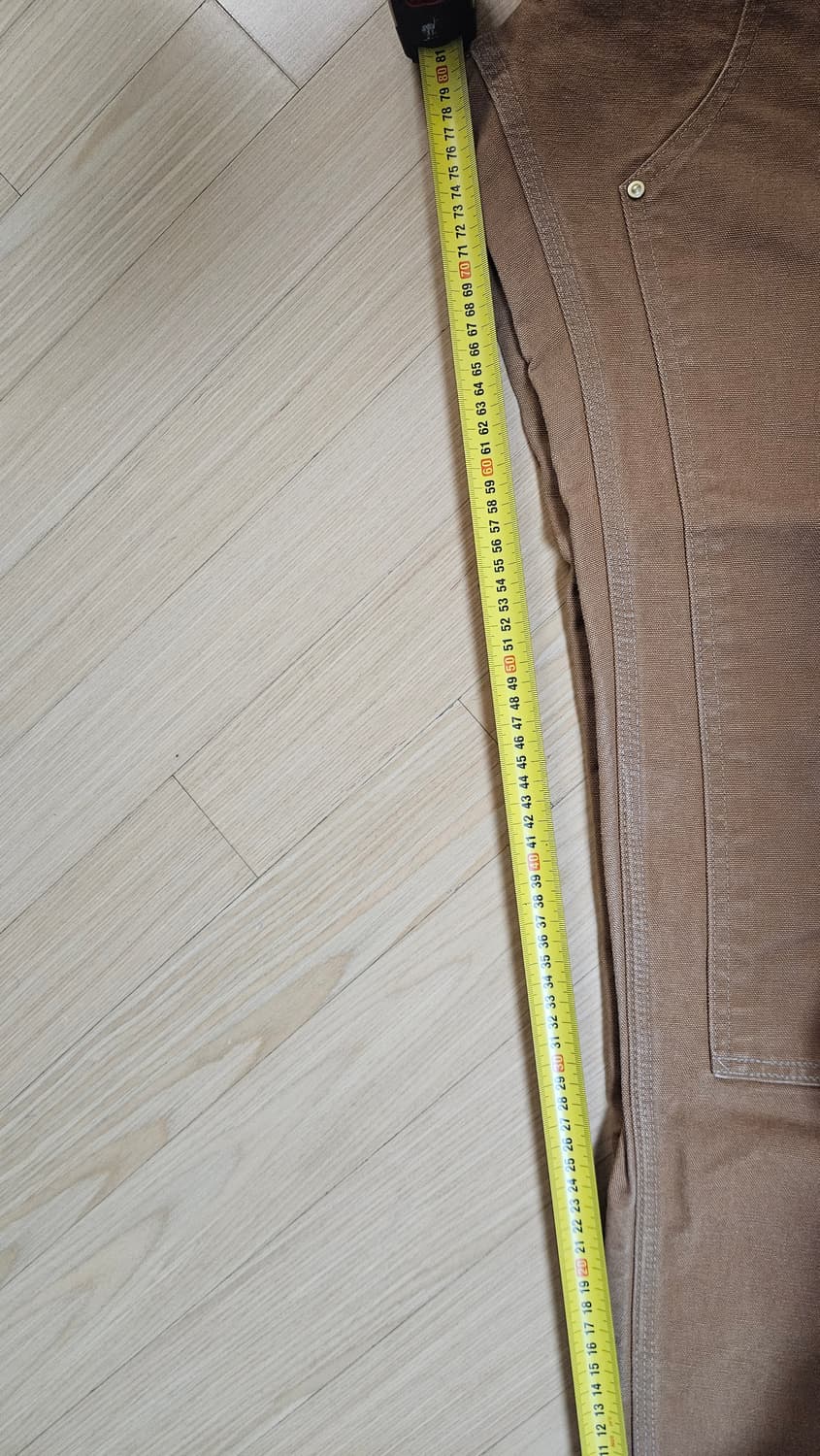 칼하트 더블니 브라운 36x32(실측참조) 상품이미지7