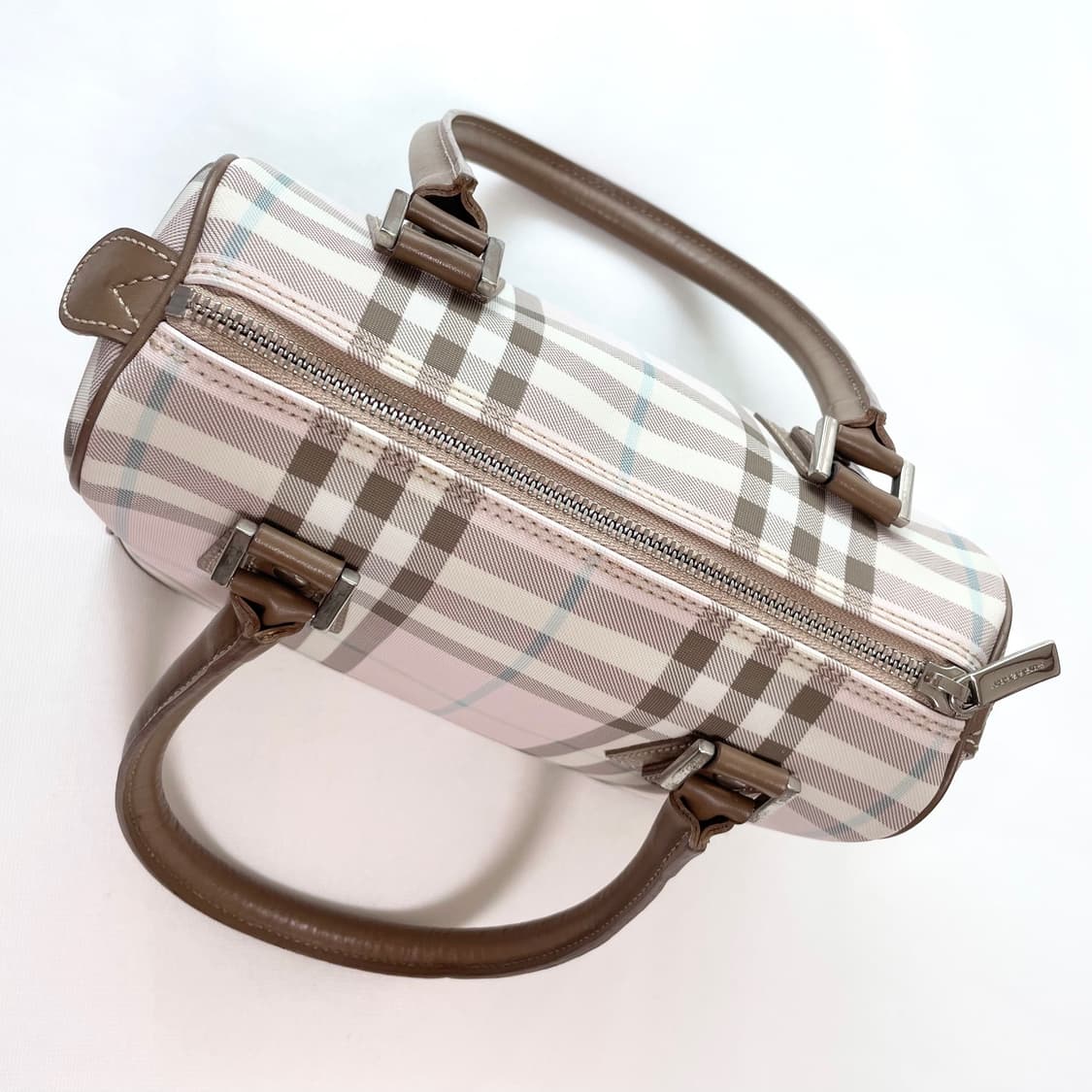 Burberry 버버리핑크 보스턴백 노바체크 핀터깔 버버리백 히메갸루 상품이미지3