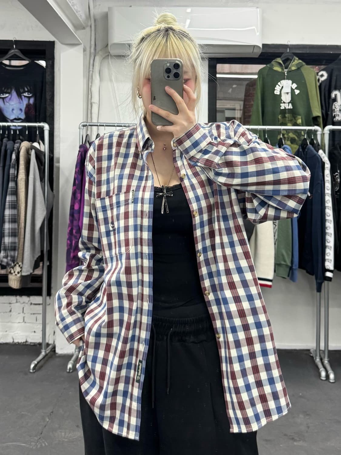 팀버랜드 체크패턴 셔츠 상품이미지2