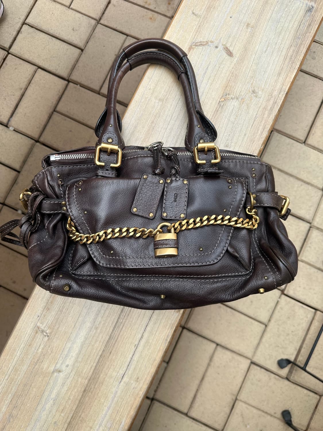 [A 정품] 끌로에 패딩턴백 다크브라운 상품이미지1