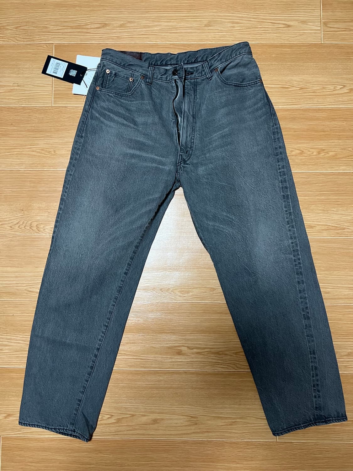 캡틴선샤인 5p 지퍼 프론트 데님 블랙 빈티지 워시 32 새제품 상품이미지1