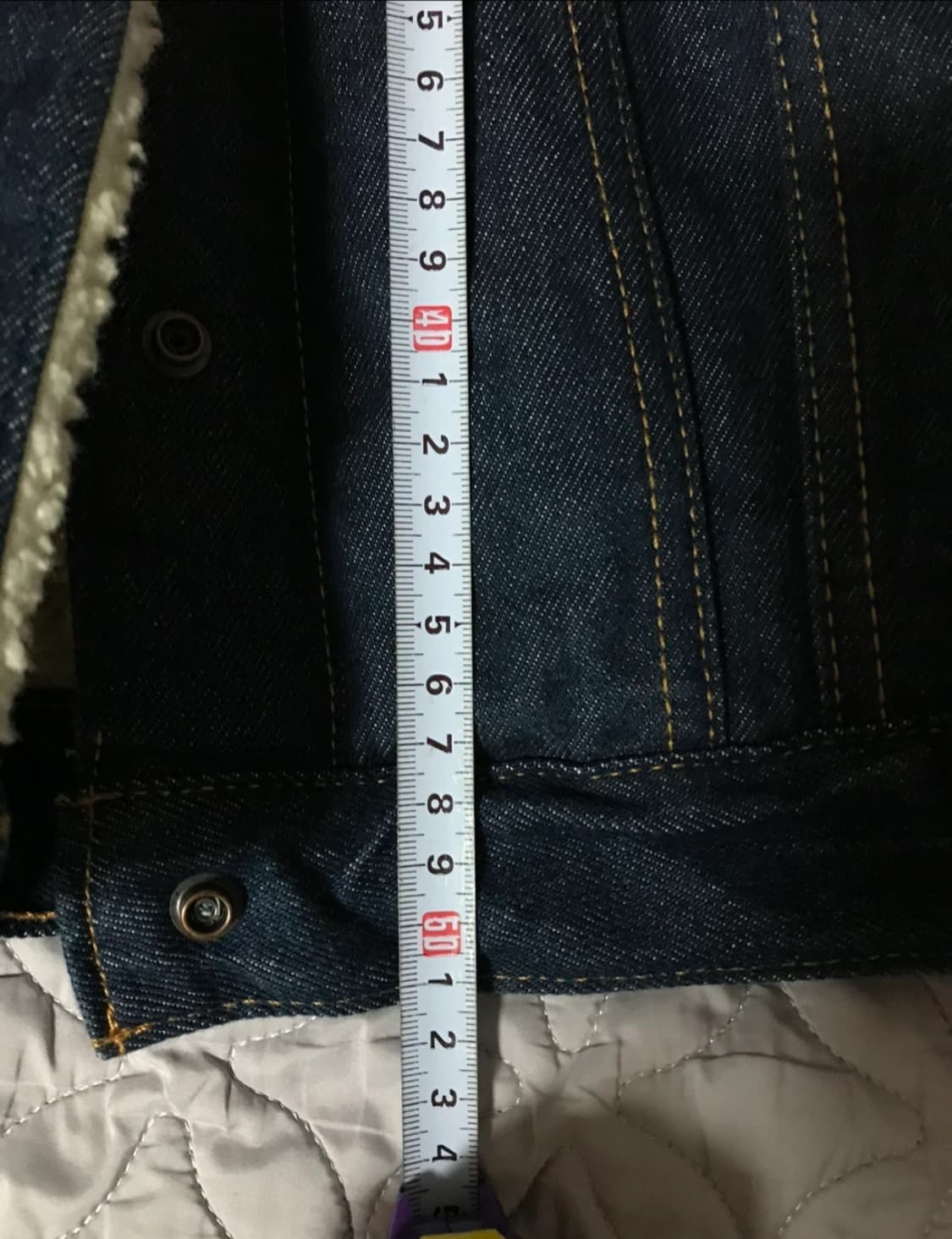 리바이스 쉐르파 구스다운 양털 데님 자켓 s 상품이미지3