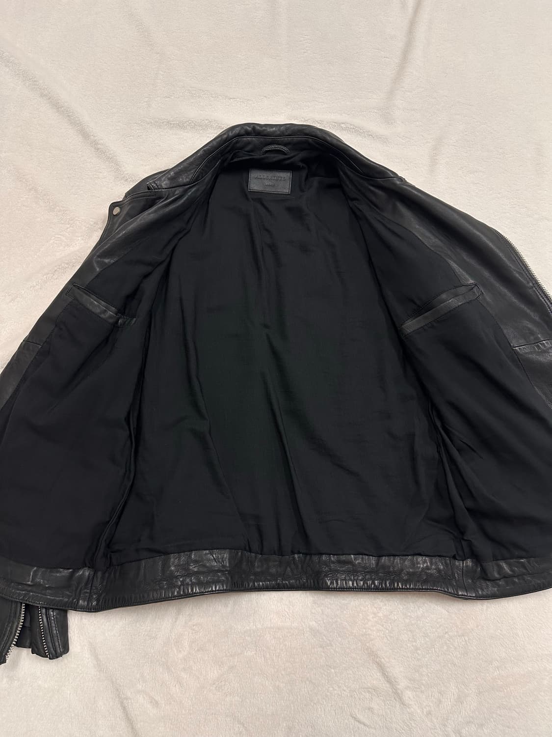 (L)올세인츠 클레이 리얼램스킨 바이커 자켓 상품이미지7