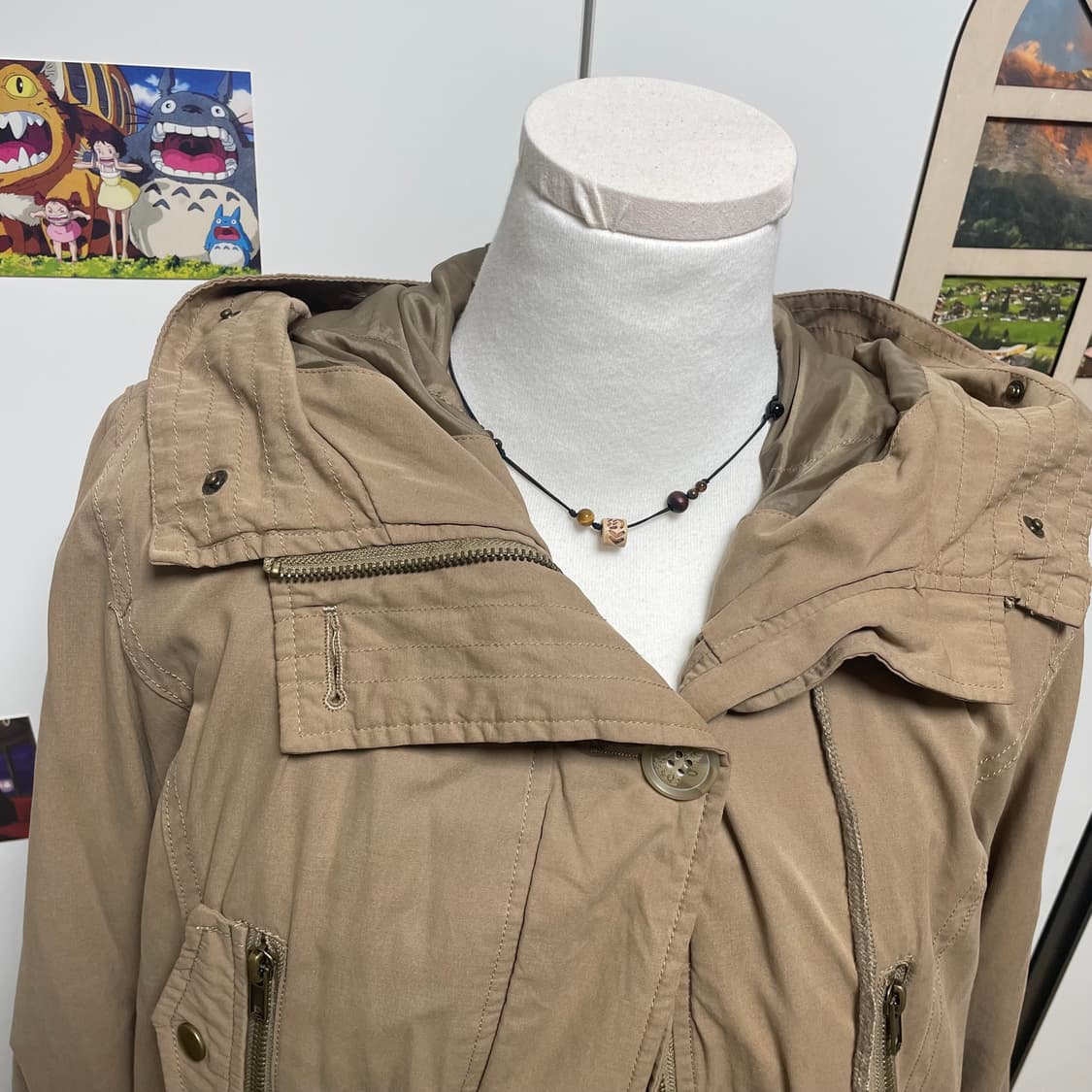 모리걸 브라운 야상 상품이미지5