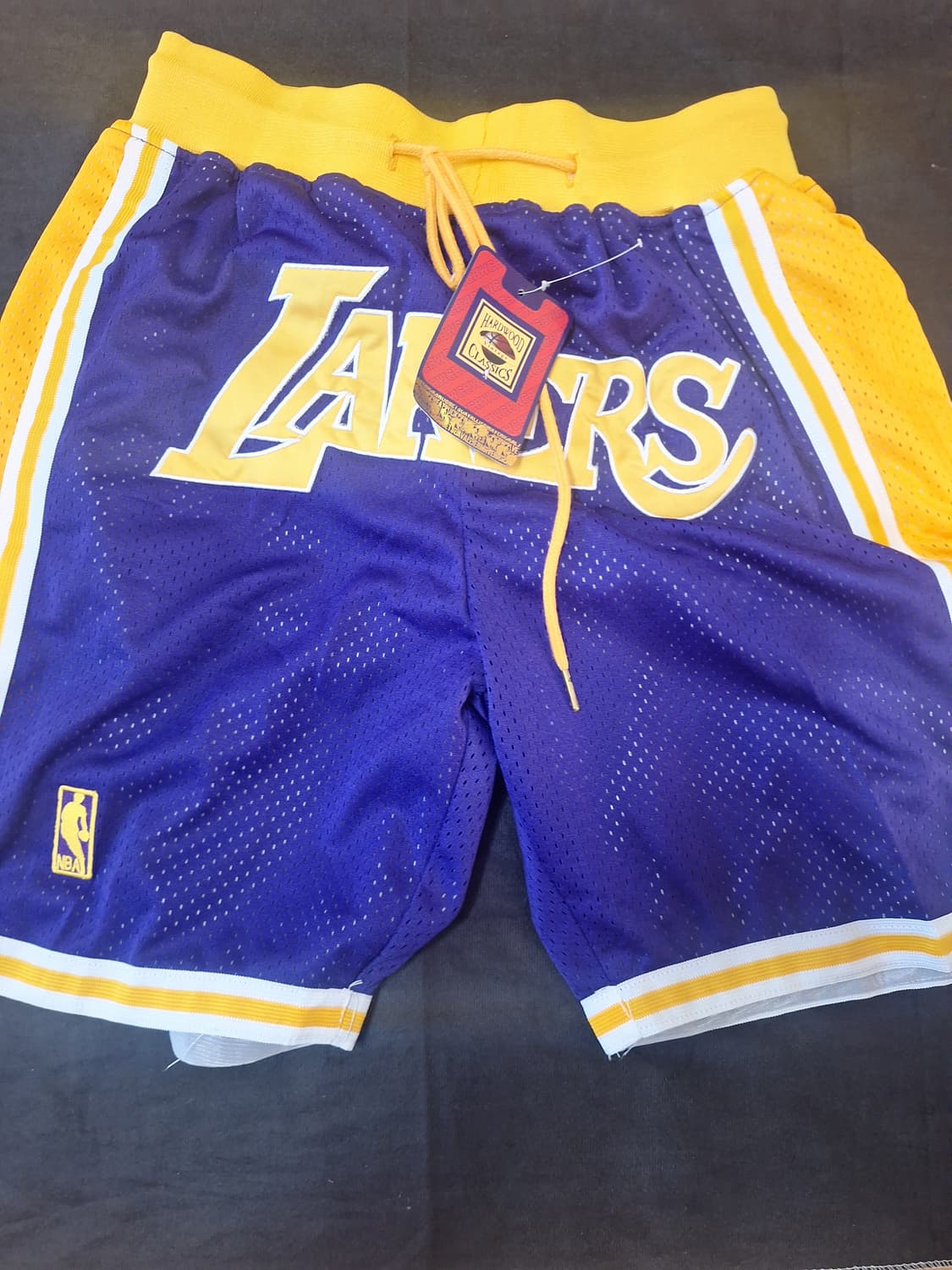 레이커스 레트로 og 농구반바지 힙합바지 상품이미지1