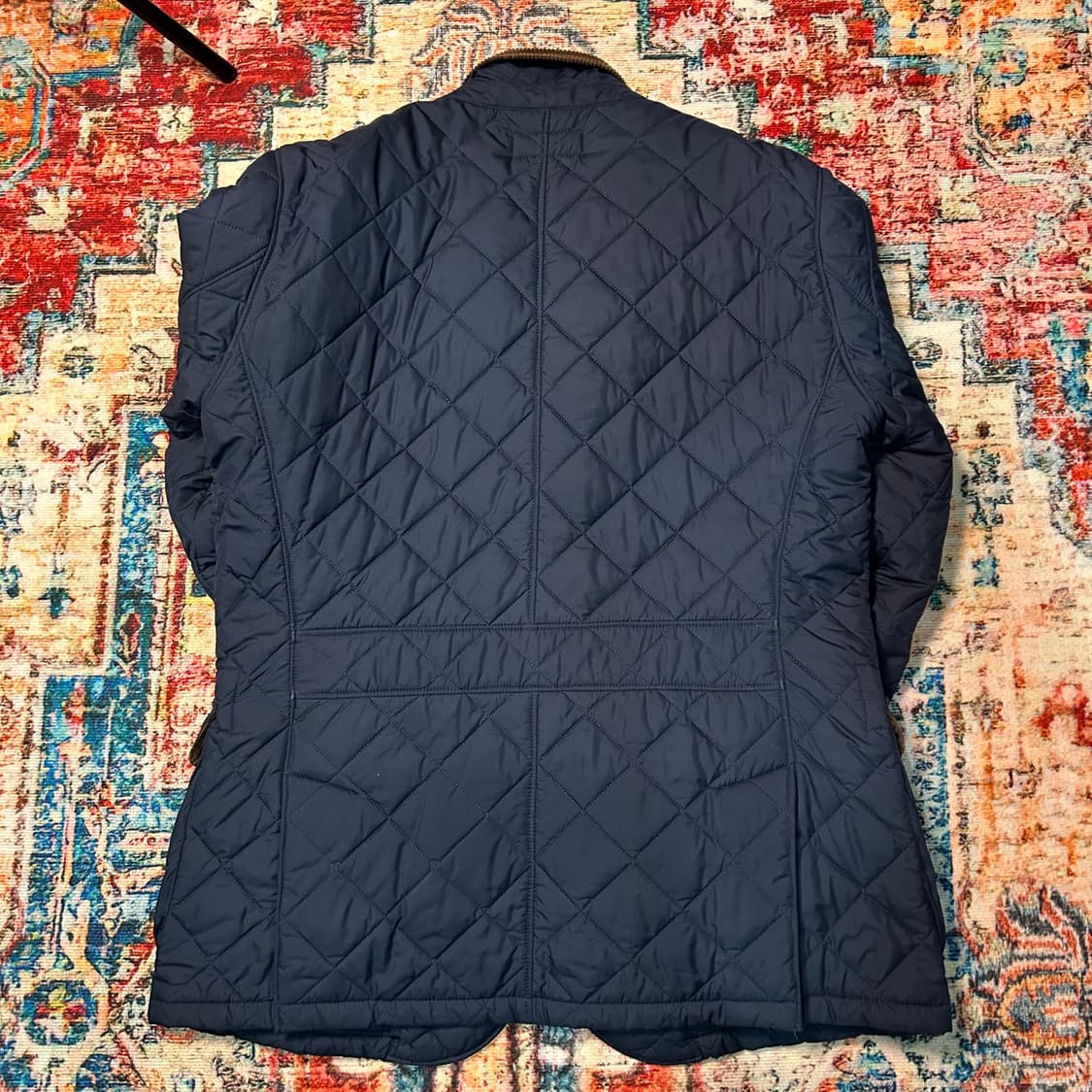 [L] 폴로 랄프로렌 송아지 가죽 덧댐 퀄팅 자켓 상품이미지2