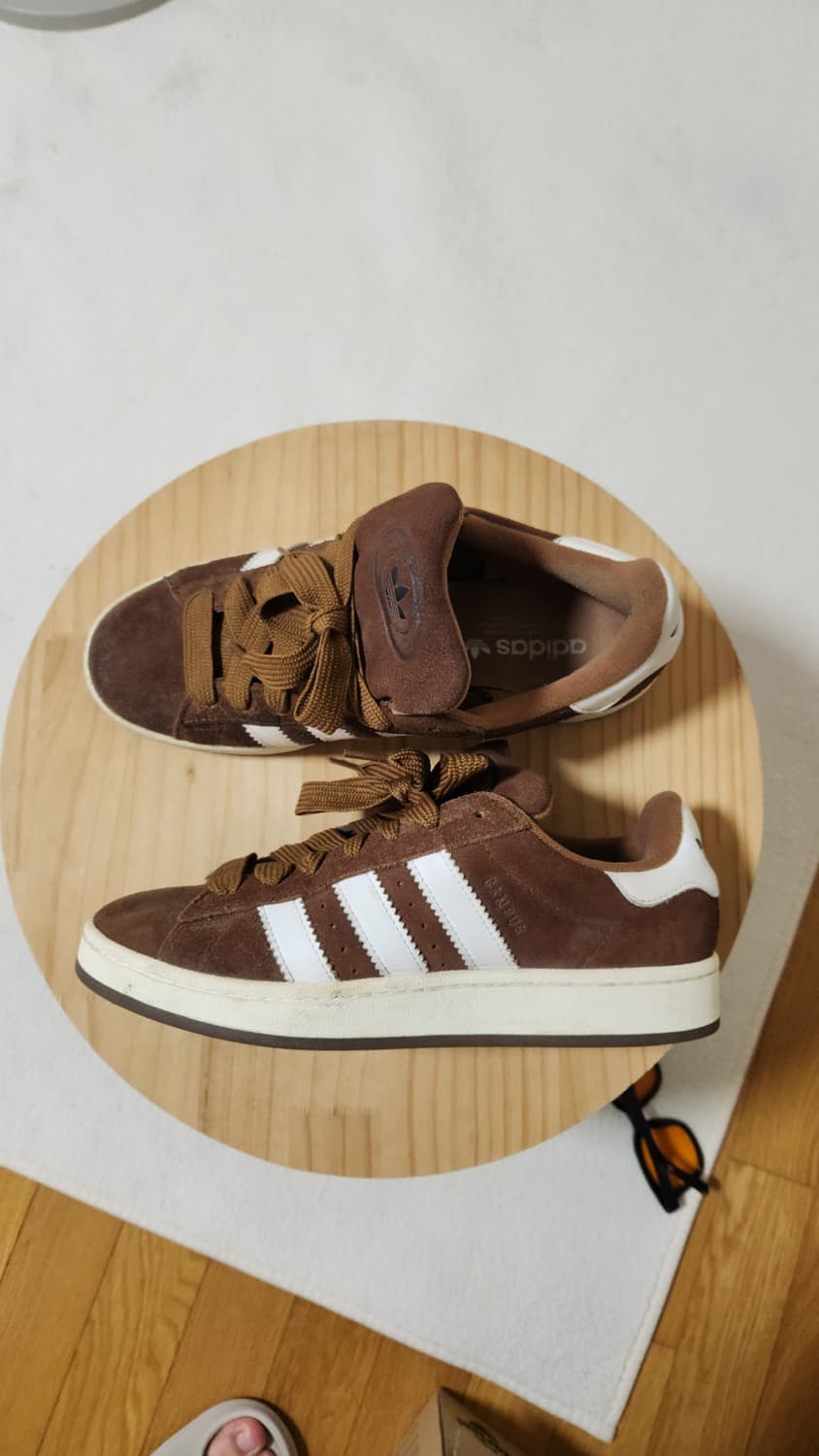 아디다스 캠퍼스 브라운 스웨이드 운동화 265 상품이미지3