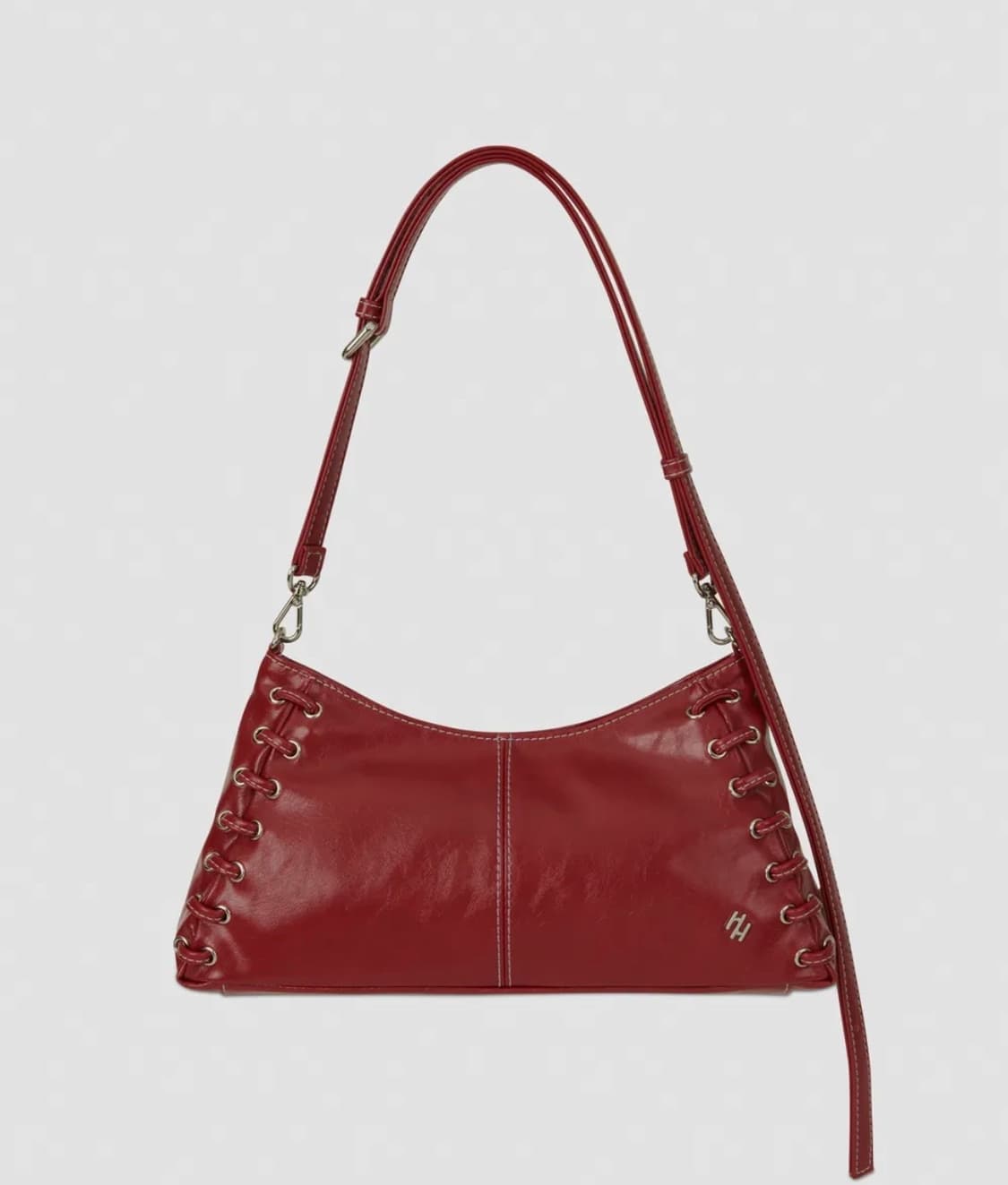 [택포](체인O)KHIHO EYELET-DETAIL BAG RED 상품이미지1