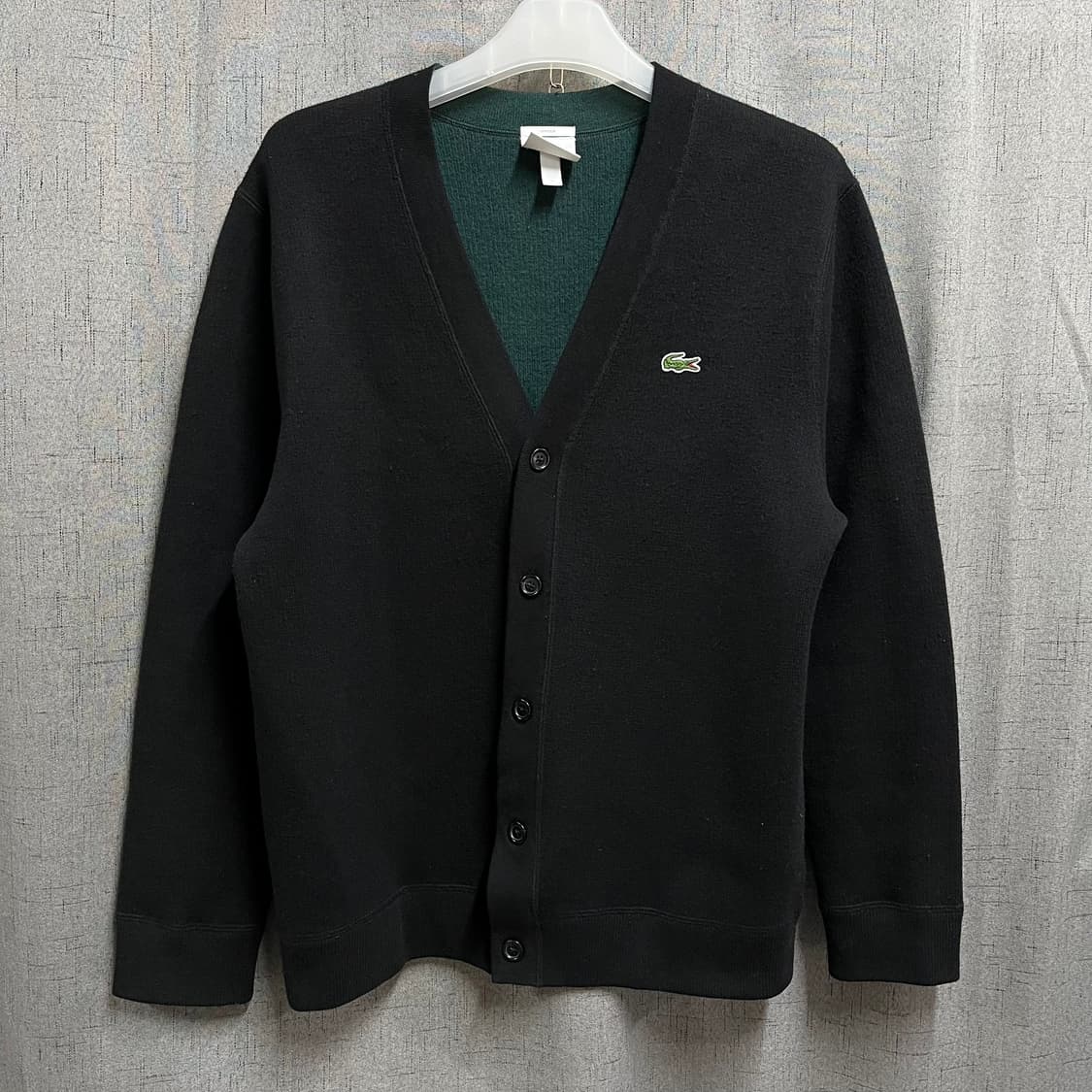 라코스테 라이브 울 니트 브이넥 가디건 L 상품이미지1