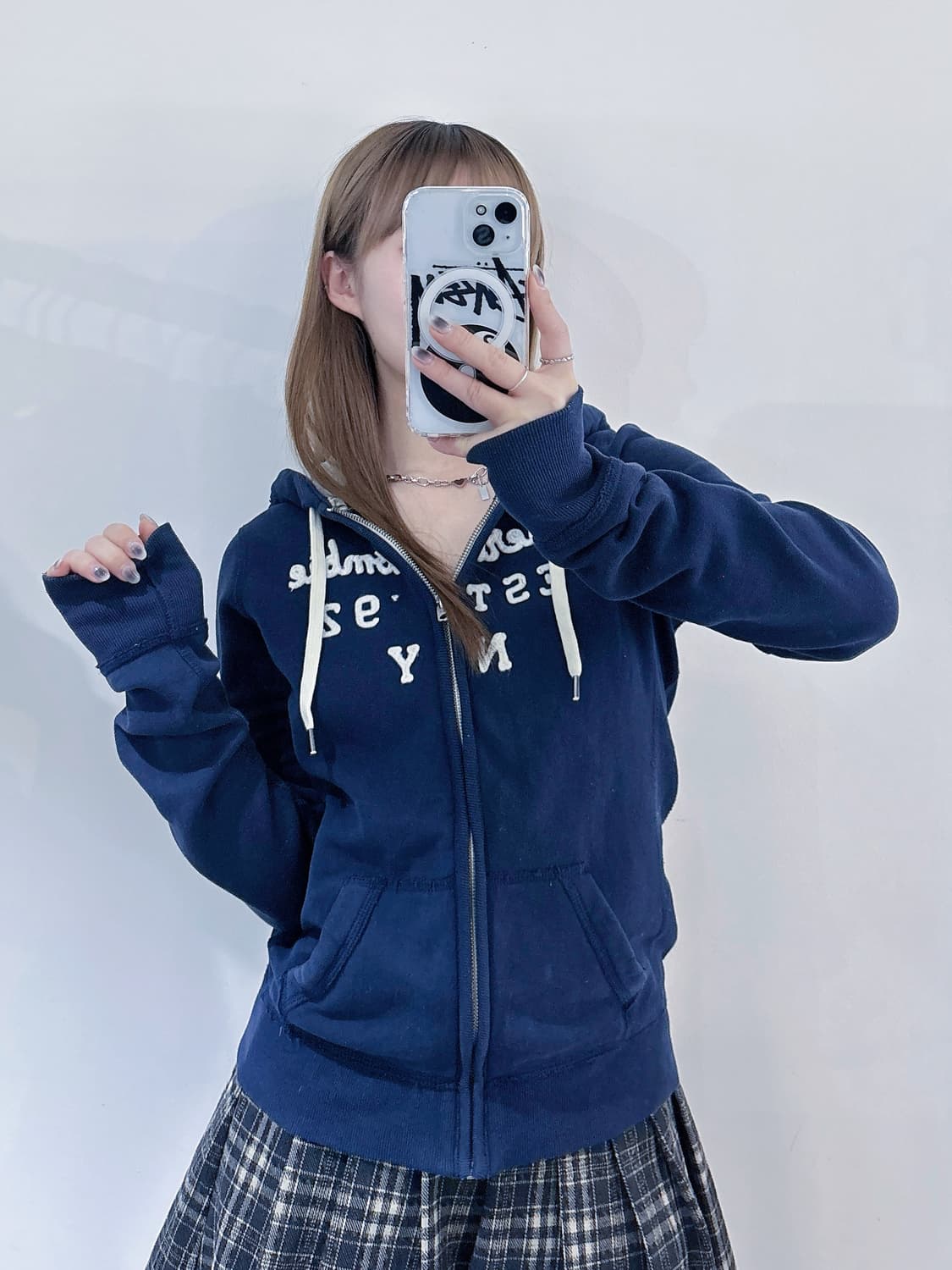 아베크롬비 네이비 후드집업 상품이미지1