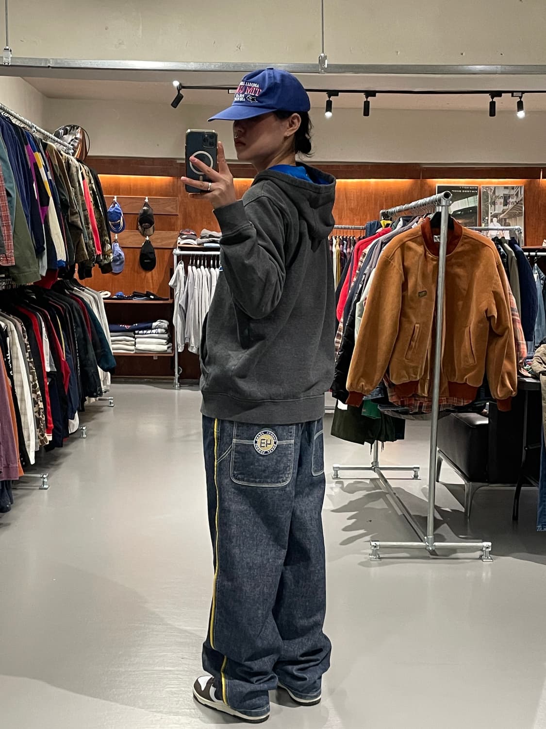 아디다스 빅로고 후드 집업   상품이미지5