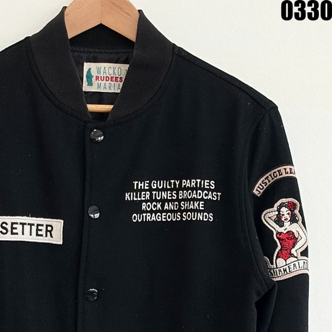 와코마리아 x 루디즈 RUDEES 스타디움 자켓 L 상품이미지4