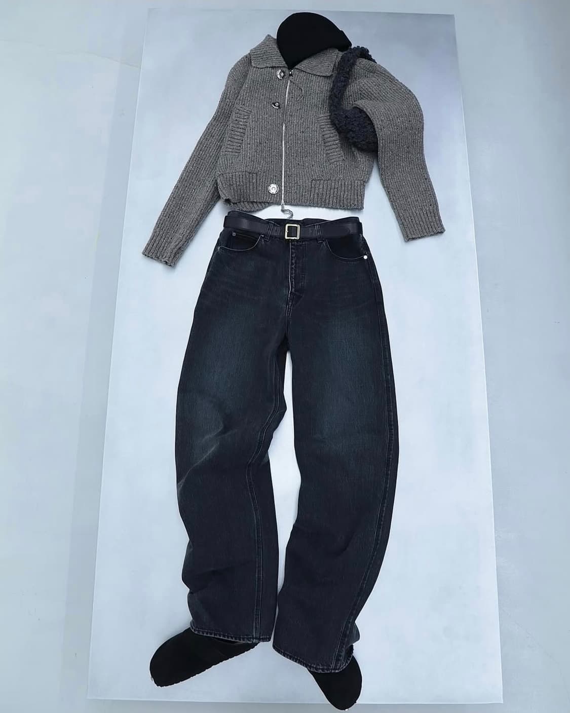 [3] OUAT 메타 집 니트 자켓 상품이미지2