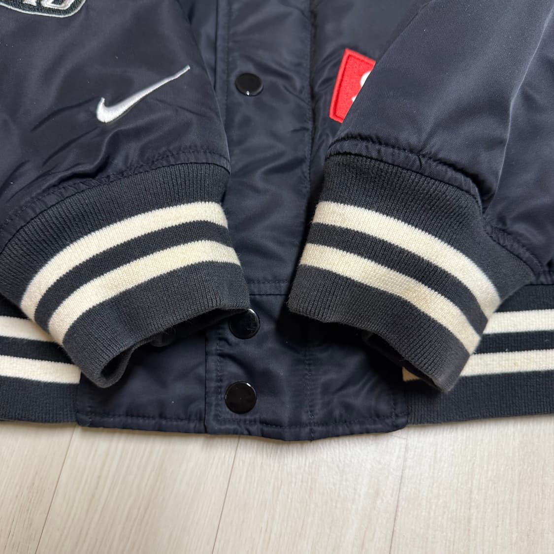 [XL] 슈프림 x 나이키 18ss NBA 팀 웜업 바시티 자켓 상품이미지4