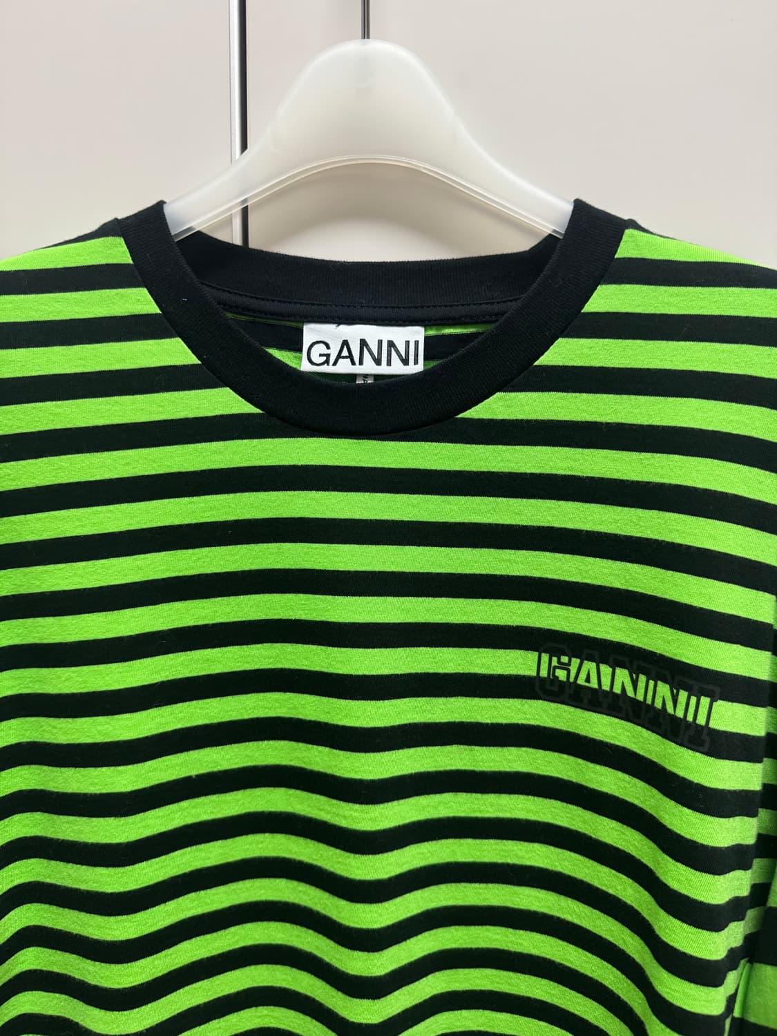 가니 스트라이프 긴팔 티셔츠 M 상품이미지3