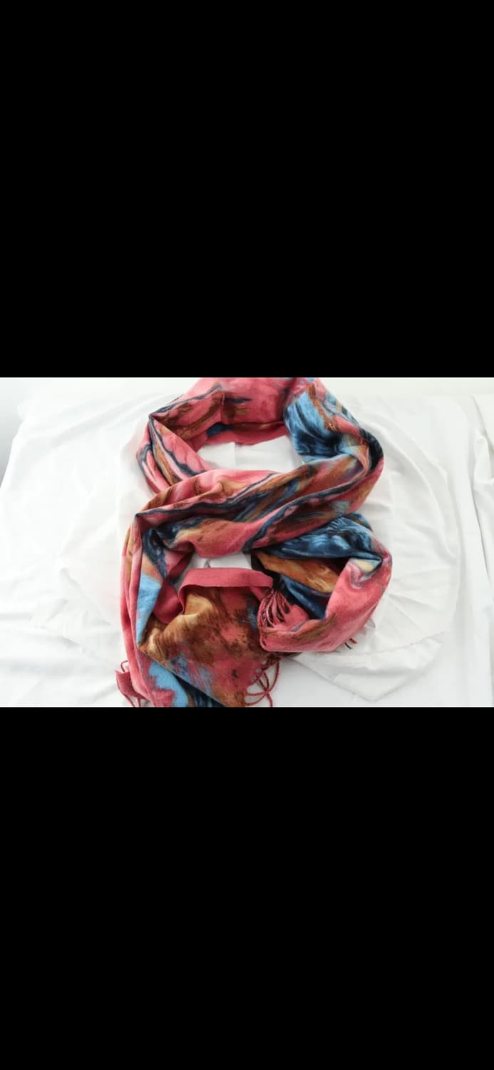 마블링 패턴 머플러 상품이미지1