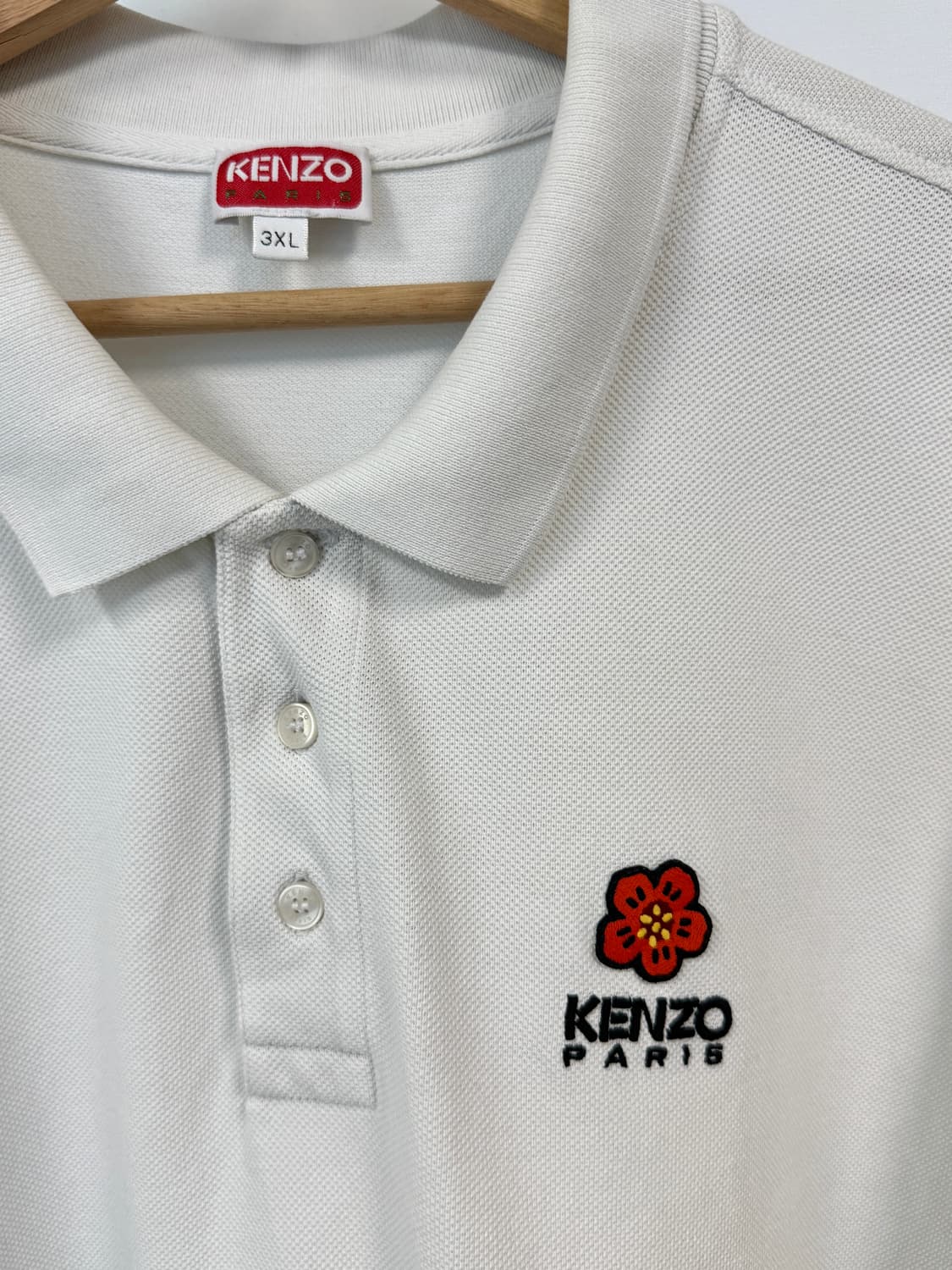 KENZO 겐조 보케 플라워 반팔 피케 카라티 3XL 상품이미지3