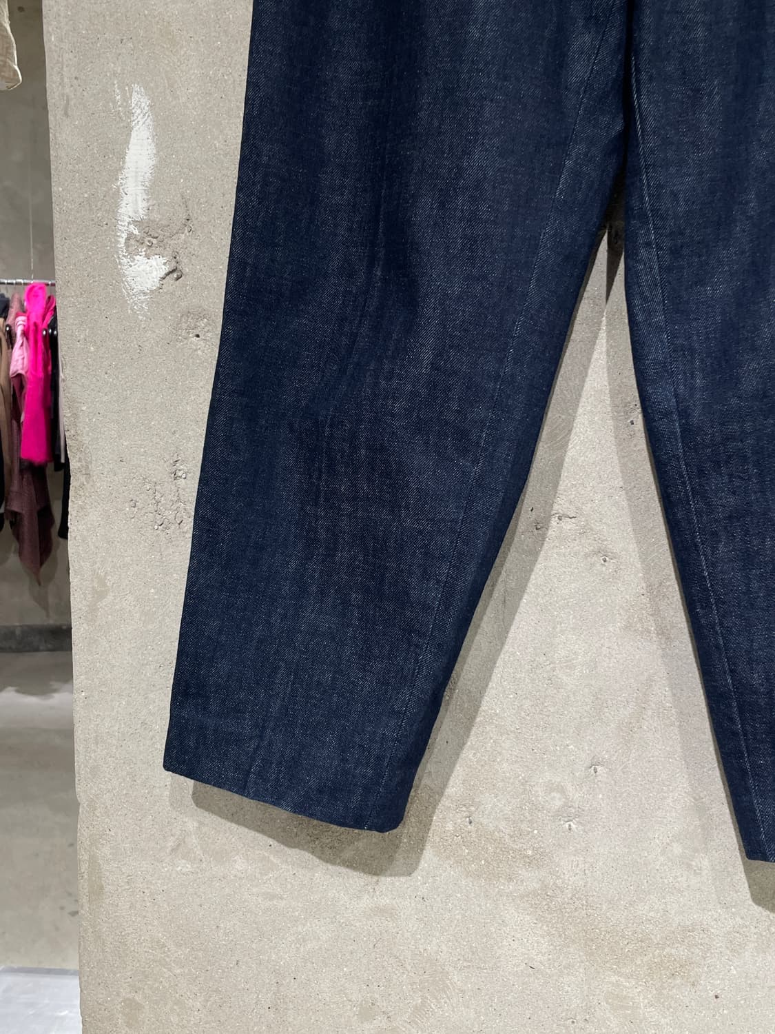 아미 진청 투 턱 데님 팬츠 상품이미지4